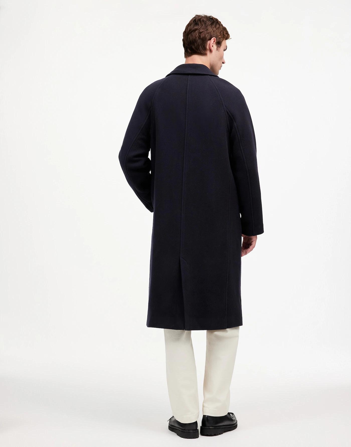 Raglan-Sleeve Topcoat in Italian Fabric Product Image