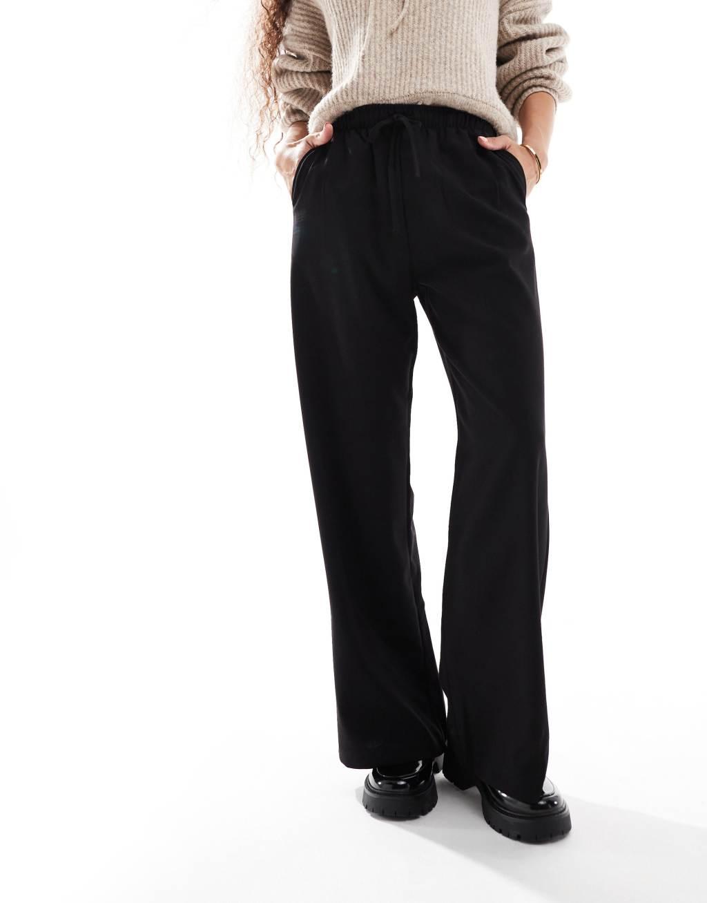 Stradivarius Petite tailored pull on pants Product Image