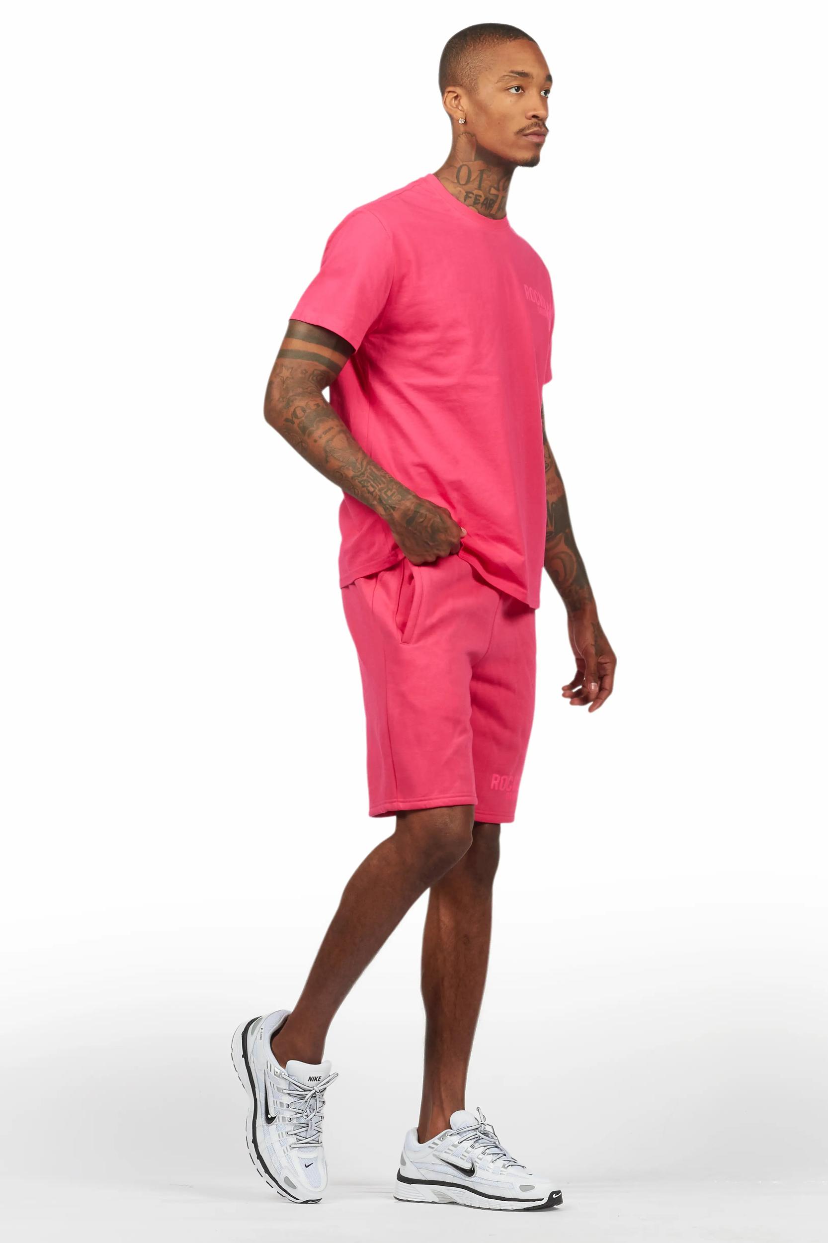 Sana Fuschia Short Set Male Product Image