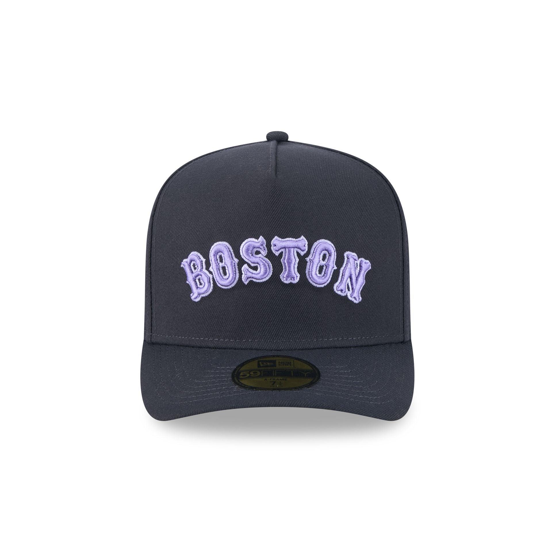 Boston Red Sox Navy Lavender 59FIFTY A-Frame Fitted Hat Male Product Image