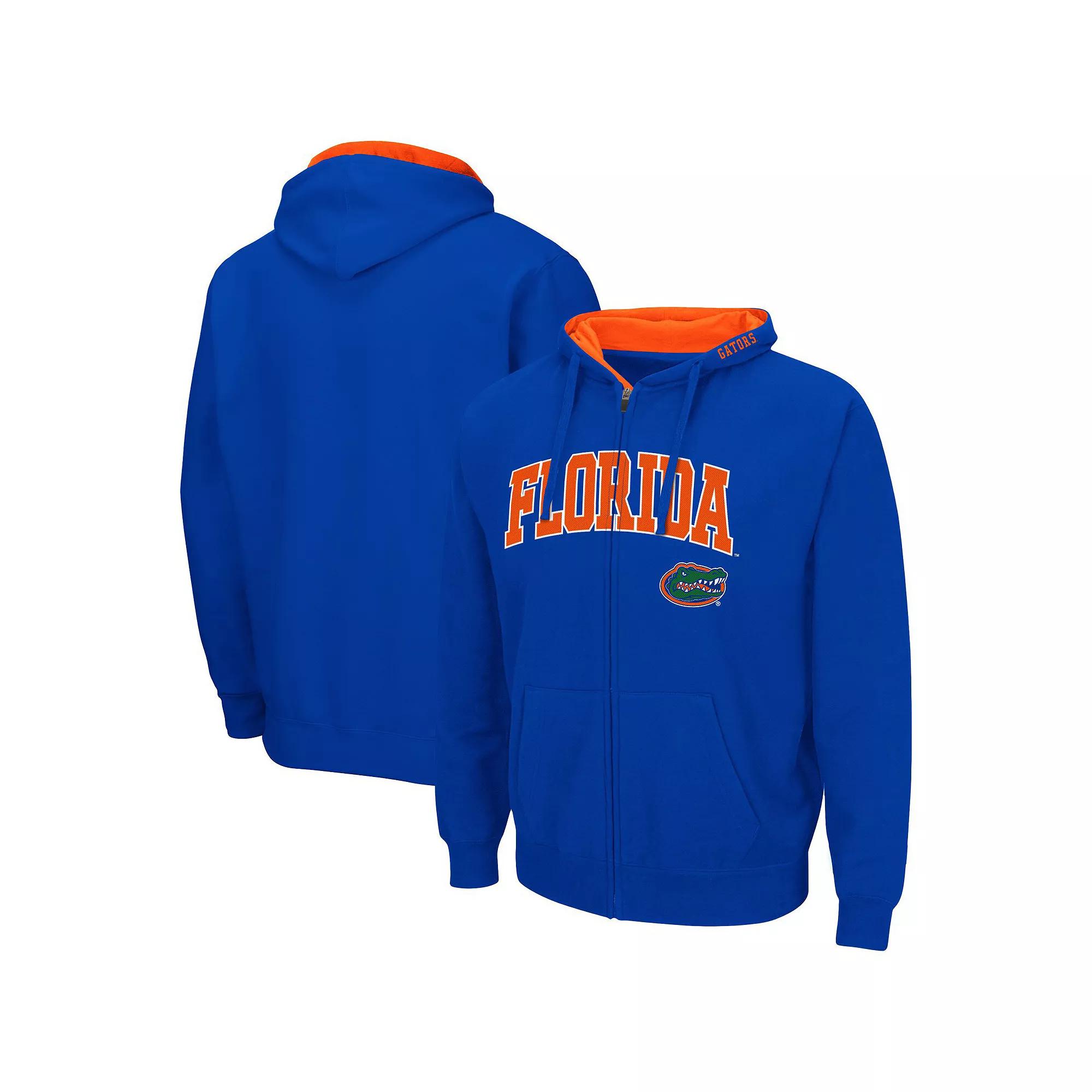 Men's Colosseum Black Oklahoma State Cowboys Arch & Logo 3.0 Full-Zip Hoodie,  Product Image