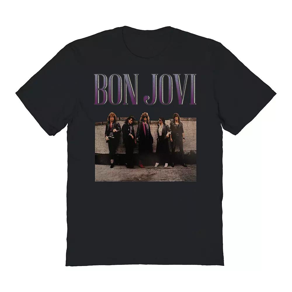 Men's Bon Jovi Roof Photo Graphic Tee, Adult Unisex,  Product Image