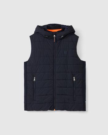 MENS MALCOLM MIXED MEDIA VEST - B6J861D200 Product Image