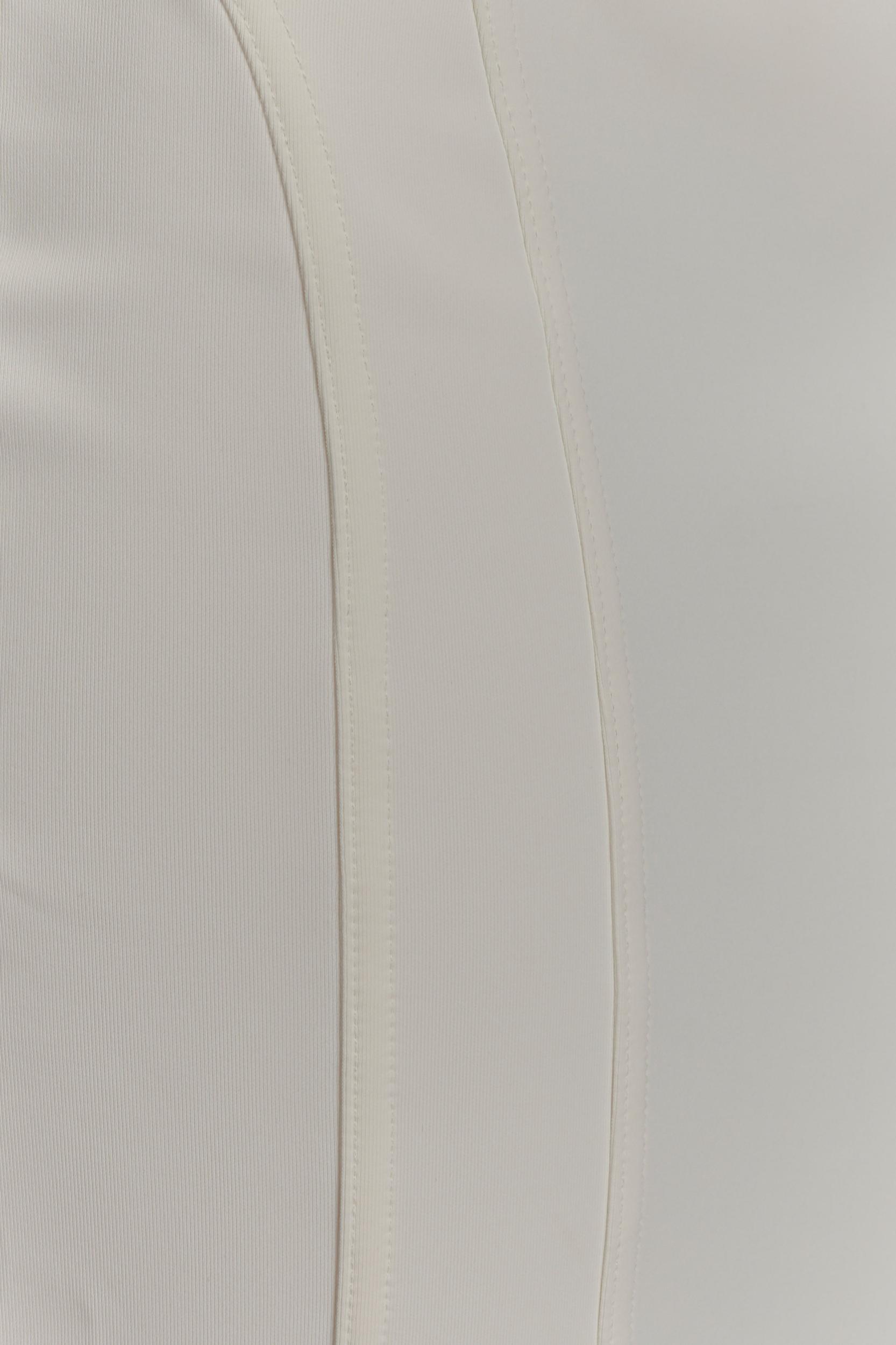 Alma High Waist Maxi Skirt - White Product Image