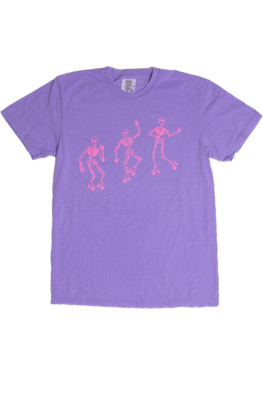 Oversized Roller Skate Skeleton Shirt Product Image