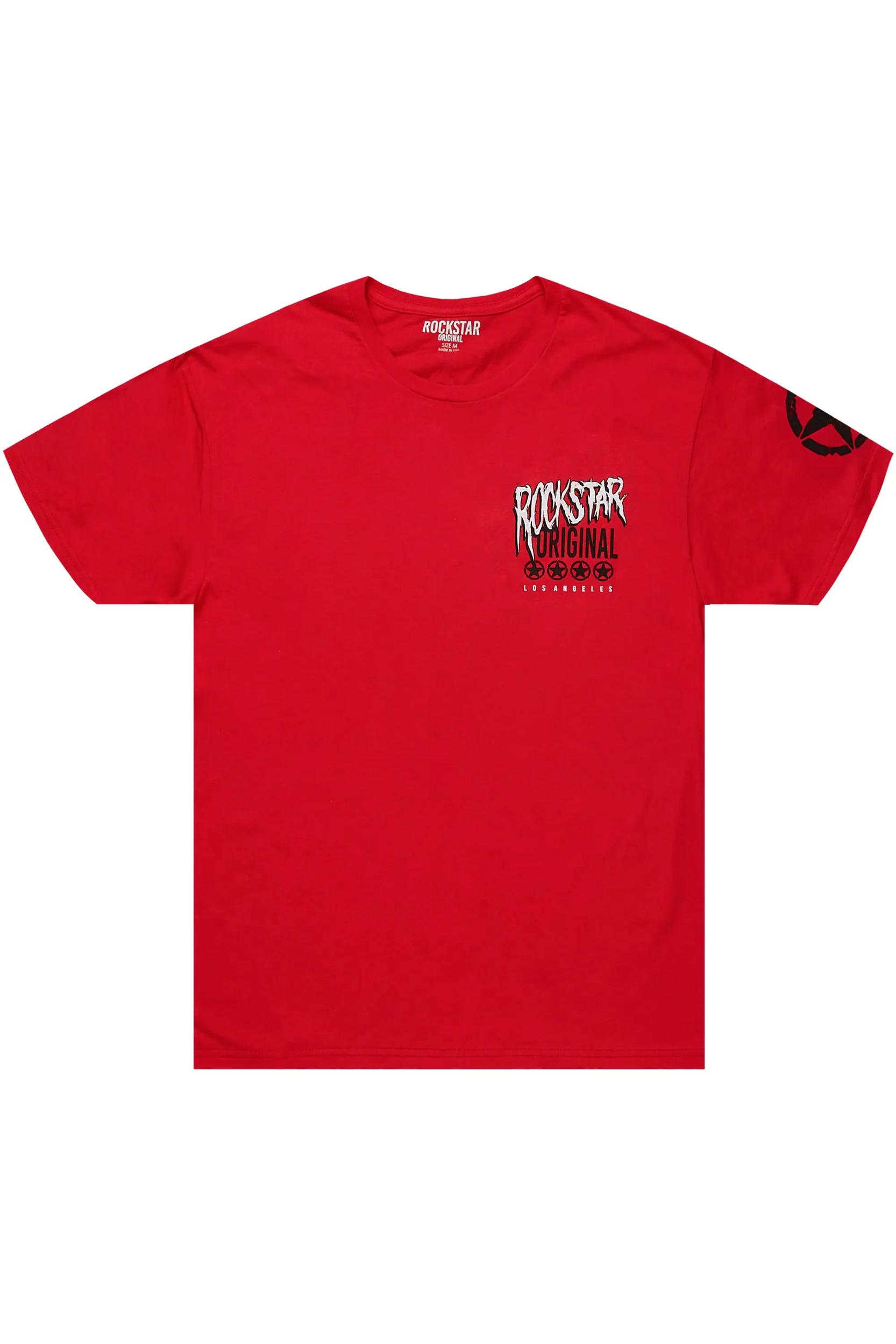 Wizzurd Red Graphic T-Shirt Male Product Image