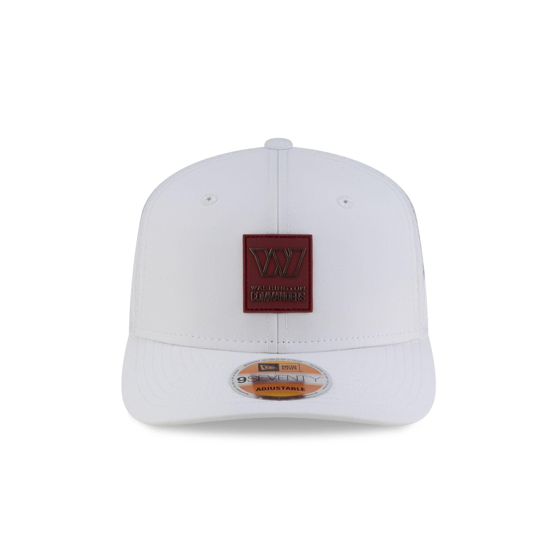 Washington Commanders 2025 Sideline Hot Weather White 9SEVENTY Trucker Hat Male Product Image