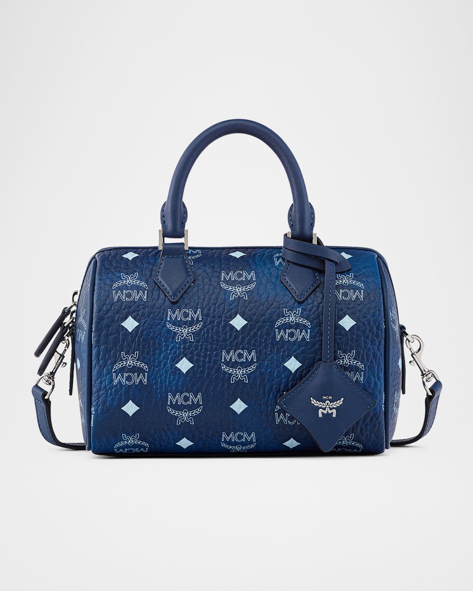 Ella Small Boston Visetos Top-Handle Bag Product Image