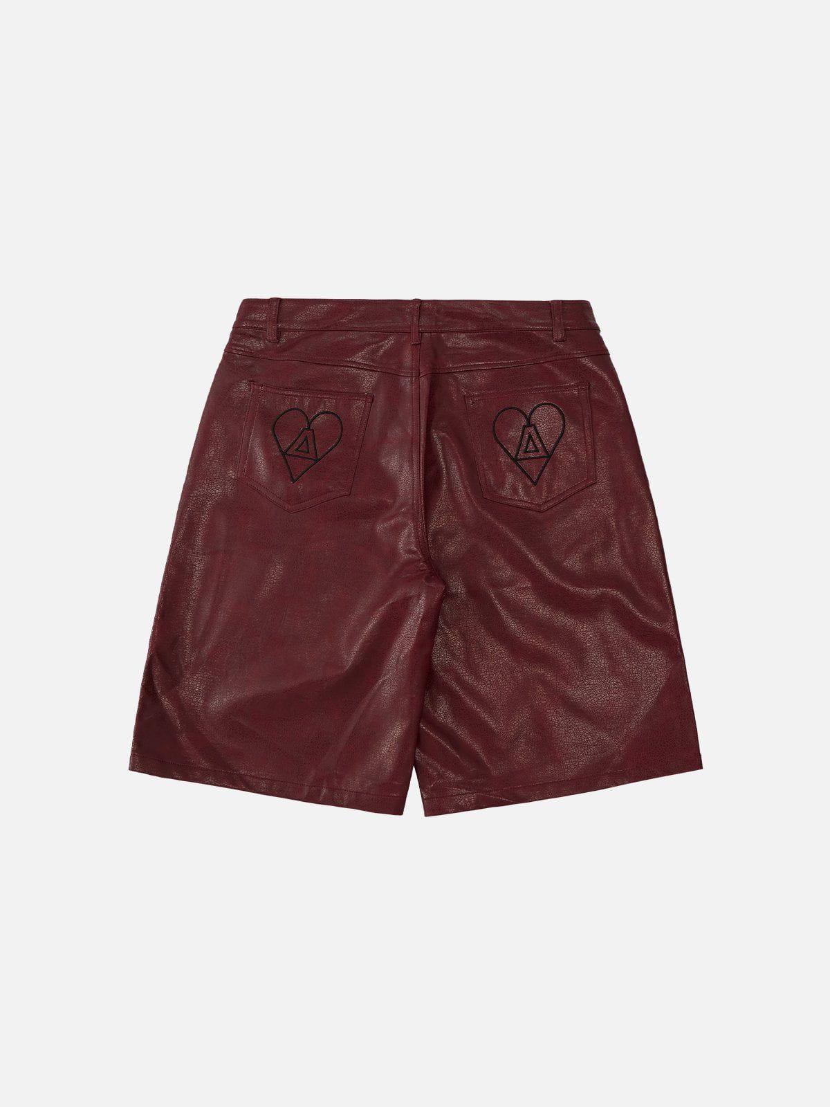 Aelfric Eden Star Faux Leather Shorts Product Image