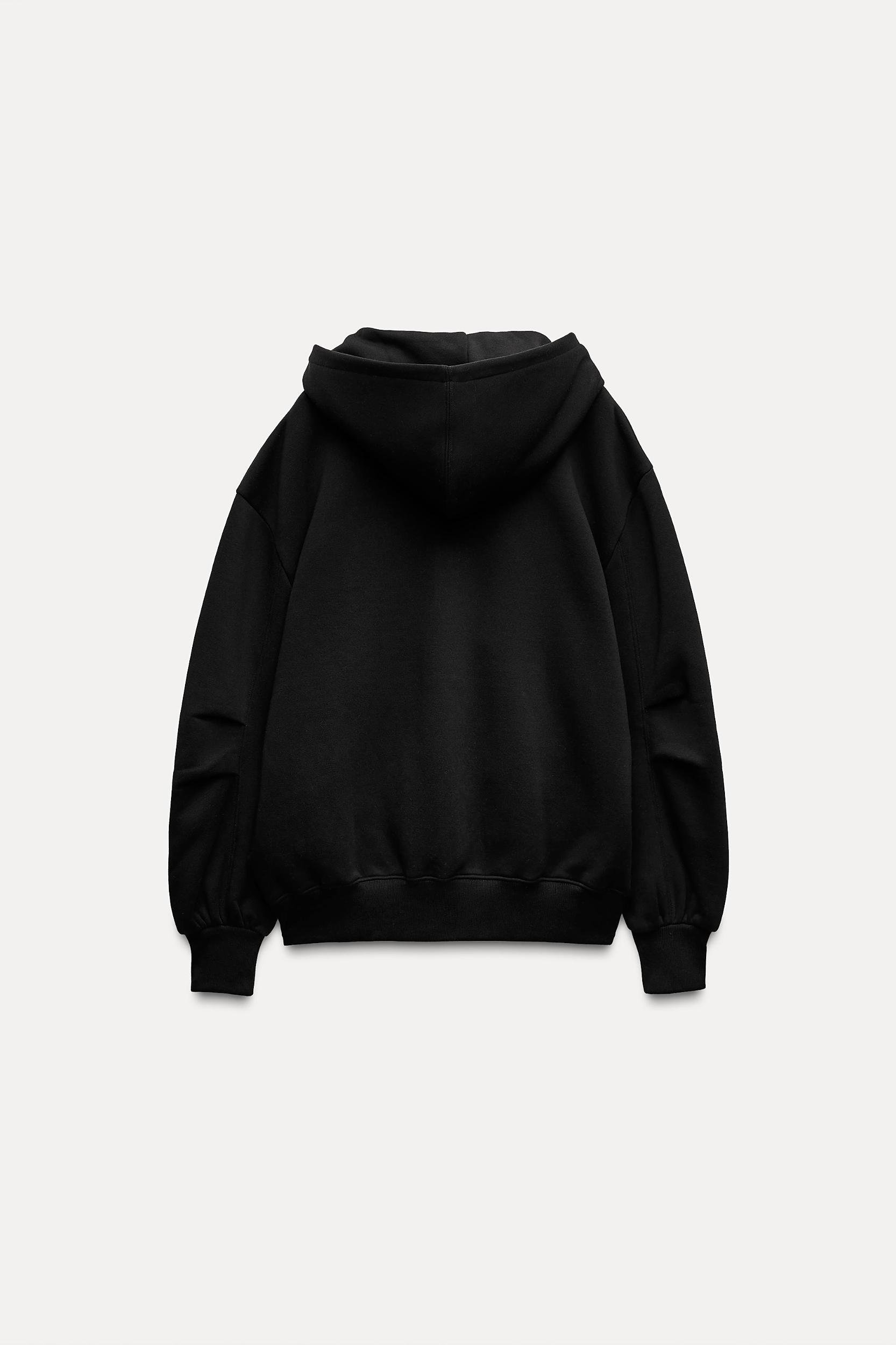 OVERSIZED ZIPPERED SWEATSHIRT Product Image