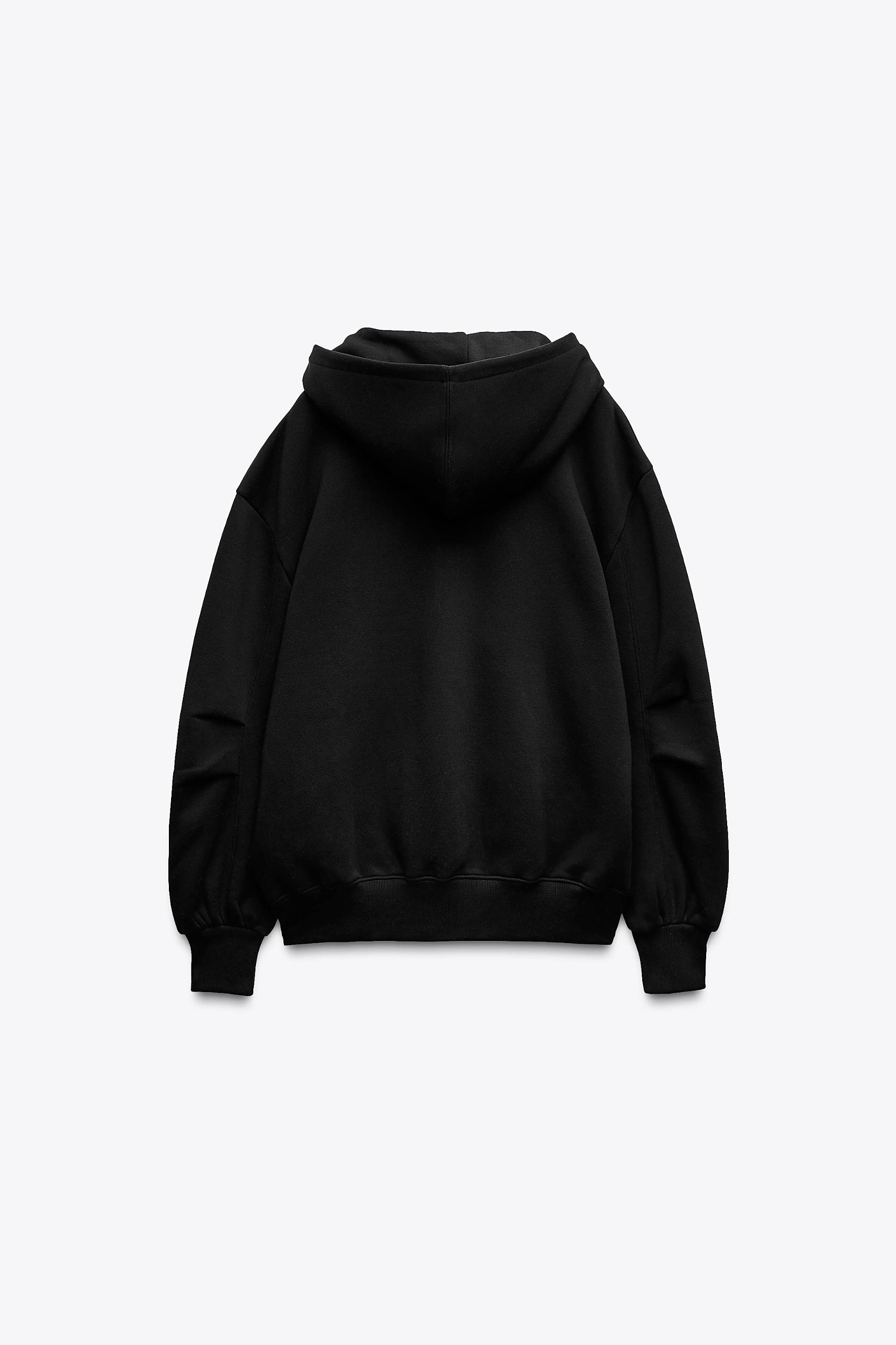 OVERSIZED ZIPPERED SWEATSHIRT Product Image