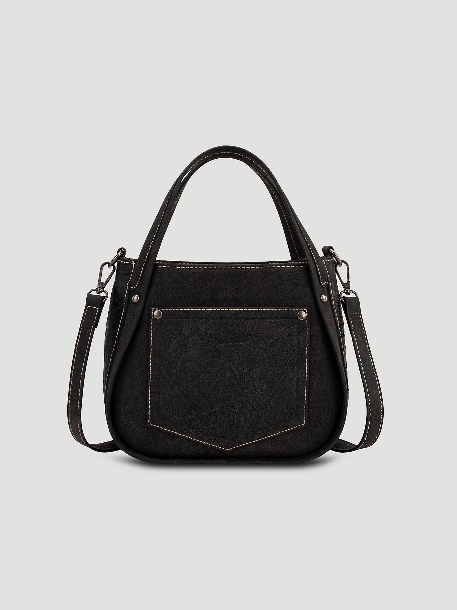 Genuine Hair-On Cowhide Tote Bag | Women's ACCESSORIES | Wrangler® Product Image