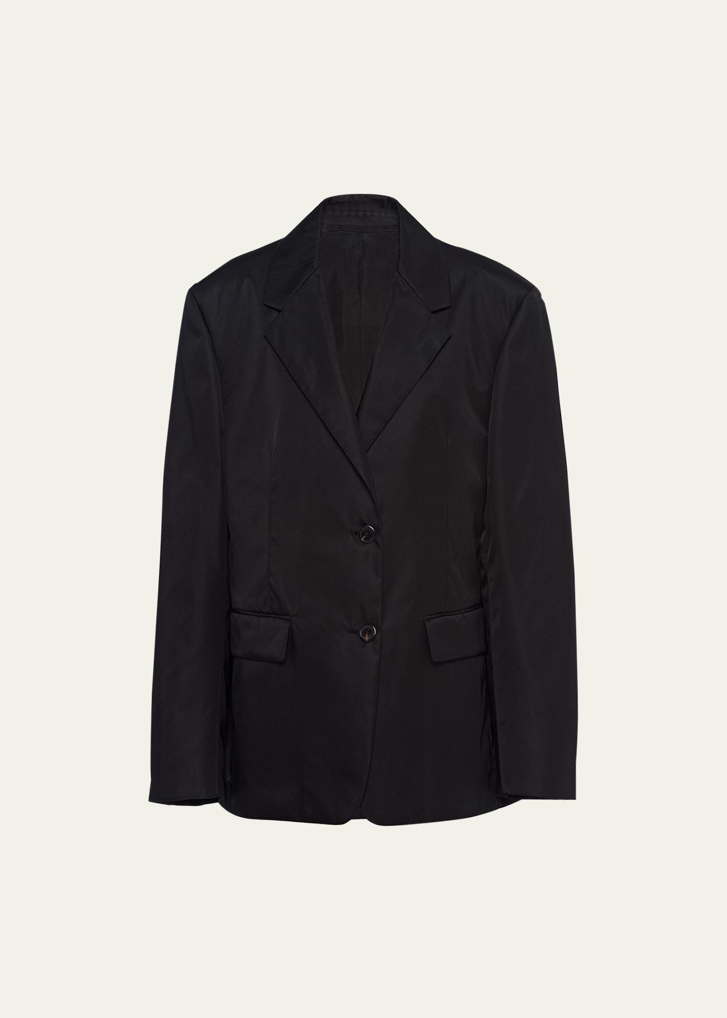 Re-Nylon Single-Breasted Jacket with Mini Pouch Product Image