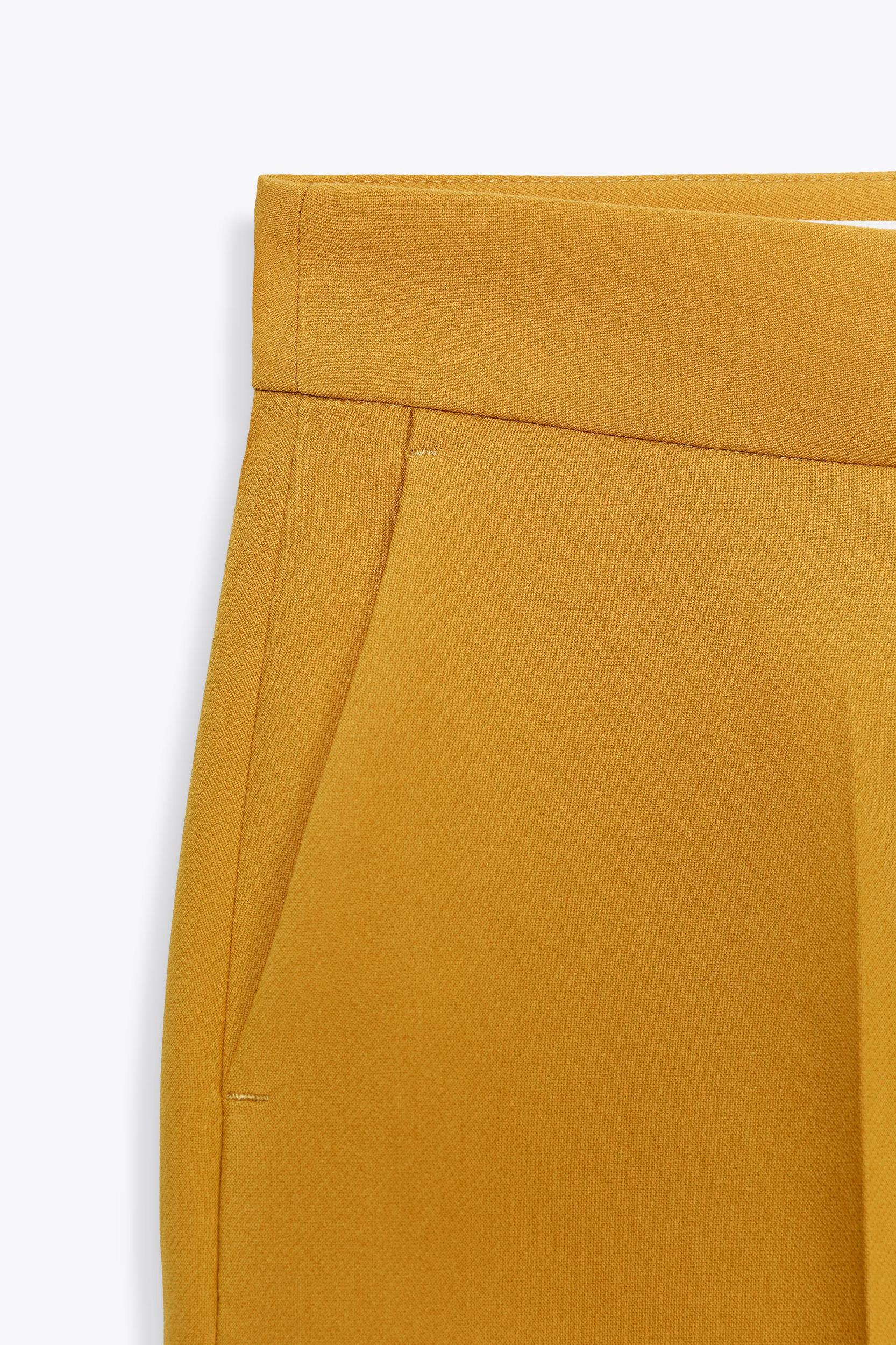 HIGH-WAISTED SLIM PANTS Product Image