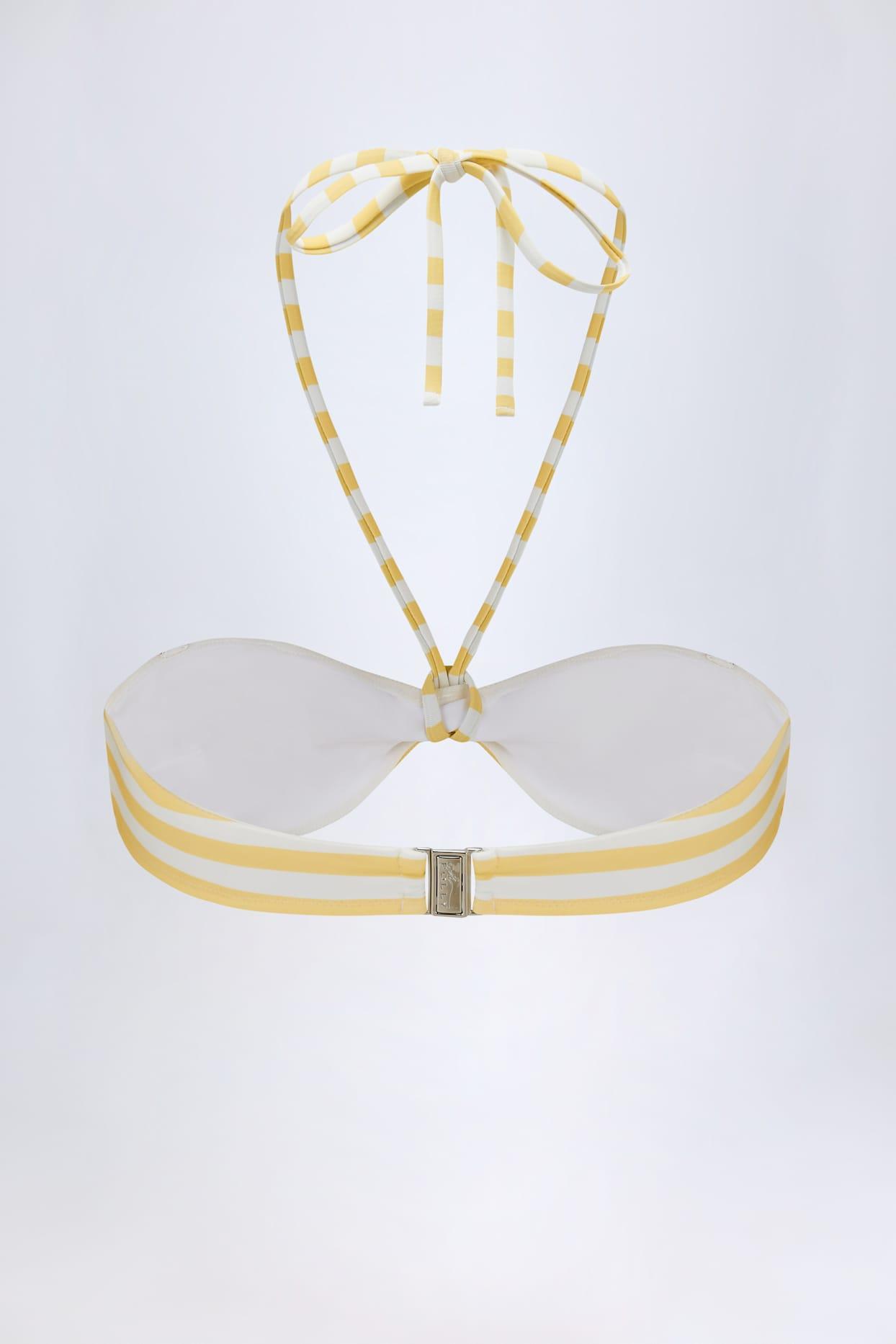 Multiway Bikini Top in Lemon Product Image