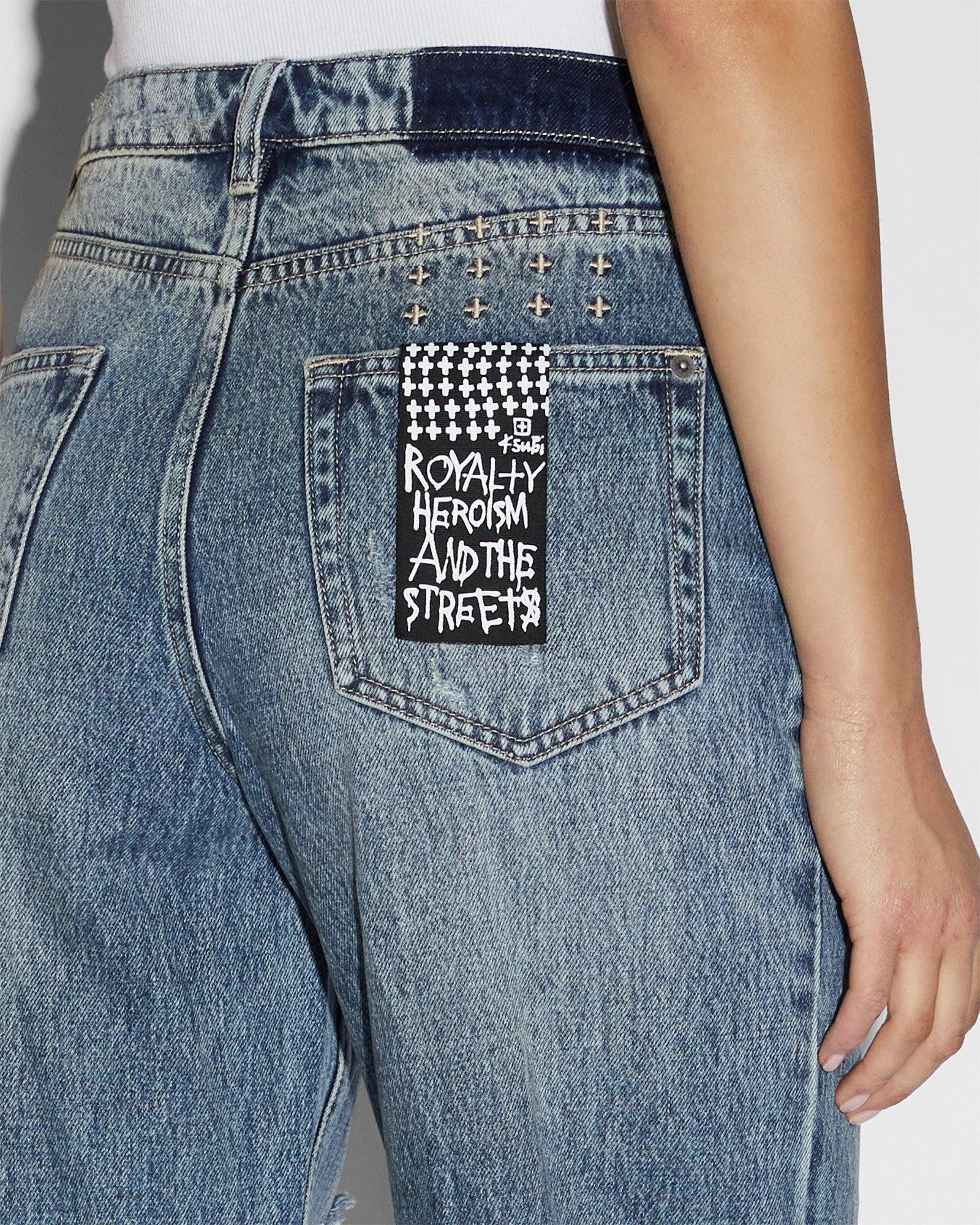 RELAX JEAN OVERKAST TRASHED Female Product Image