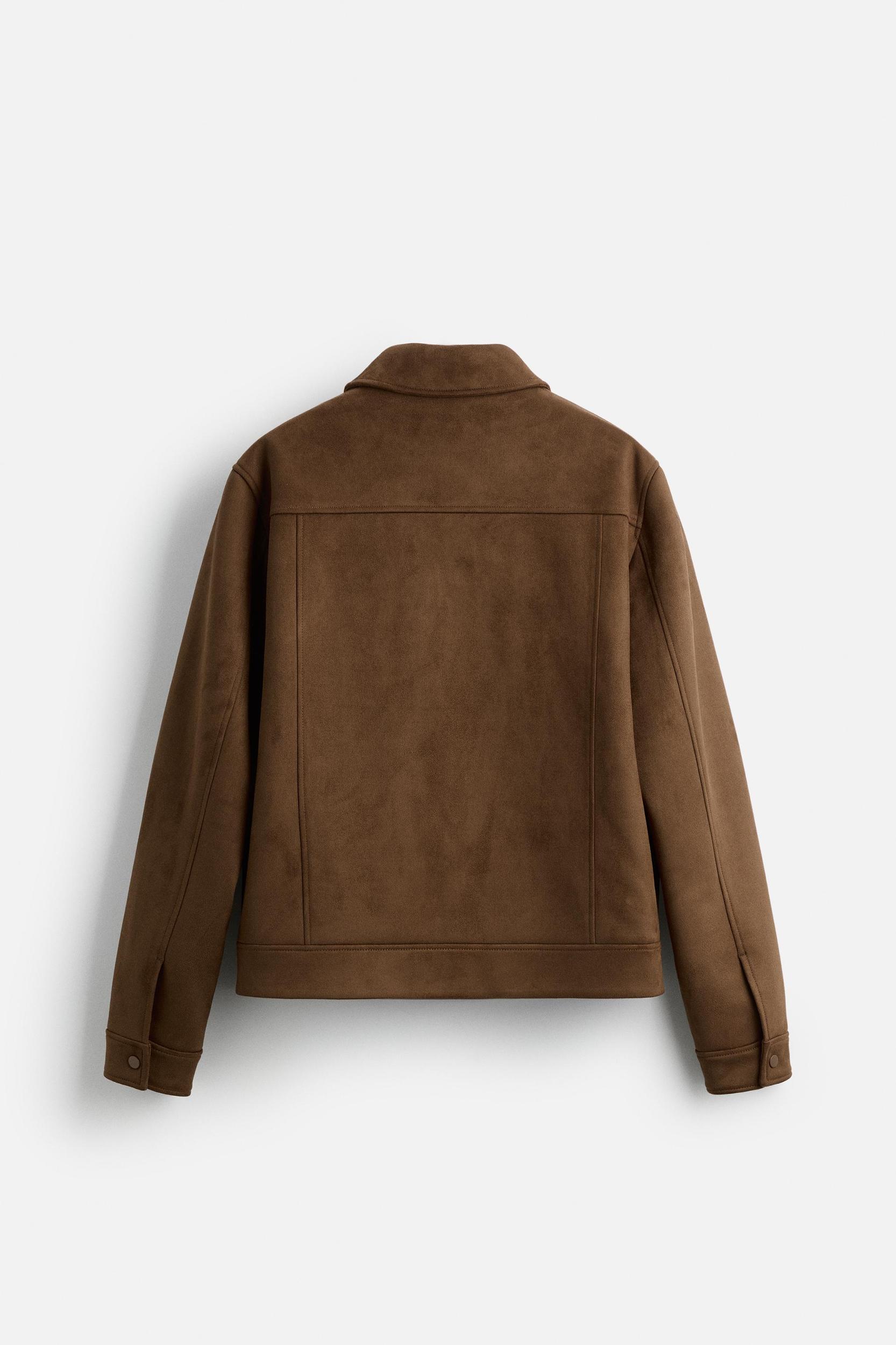 FAUX SUEDE JACKET Product Image