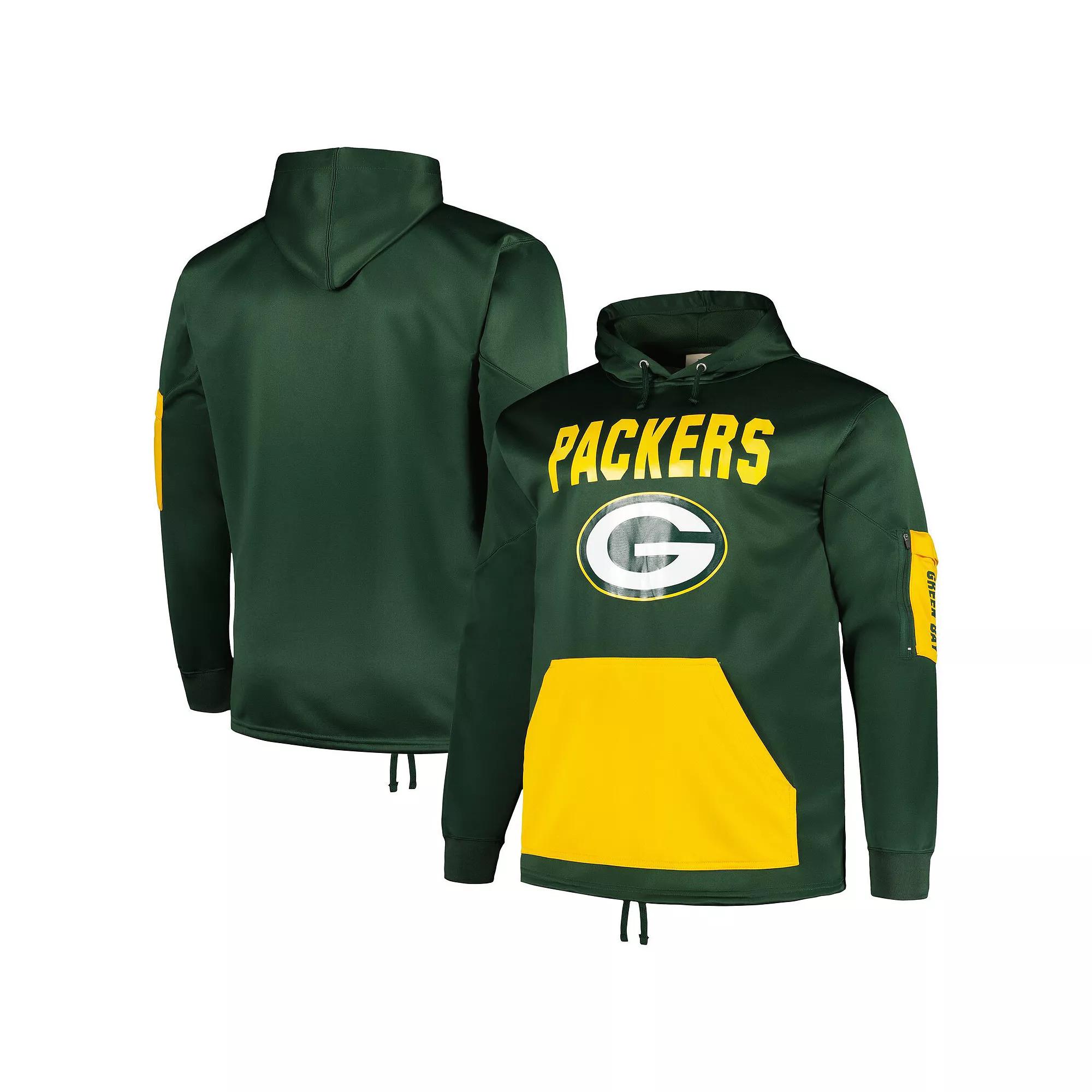 Men's Fanatics Branded Green Green Bay Packers Big & Tall Pullover Hoodie, Size: 2XB Product Image