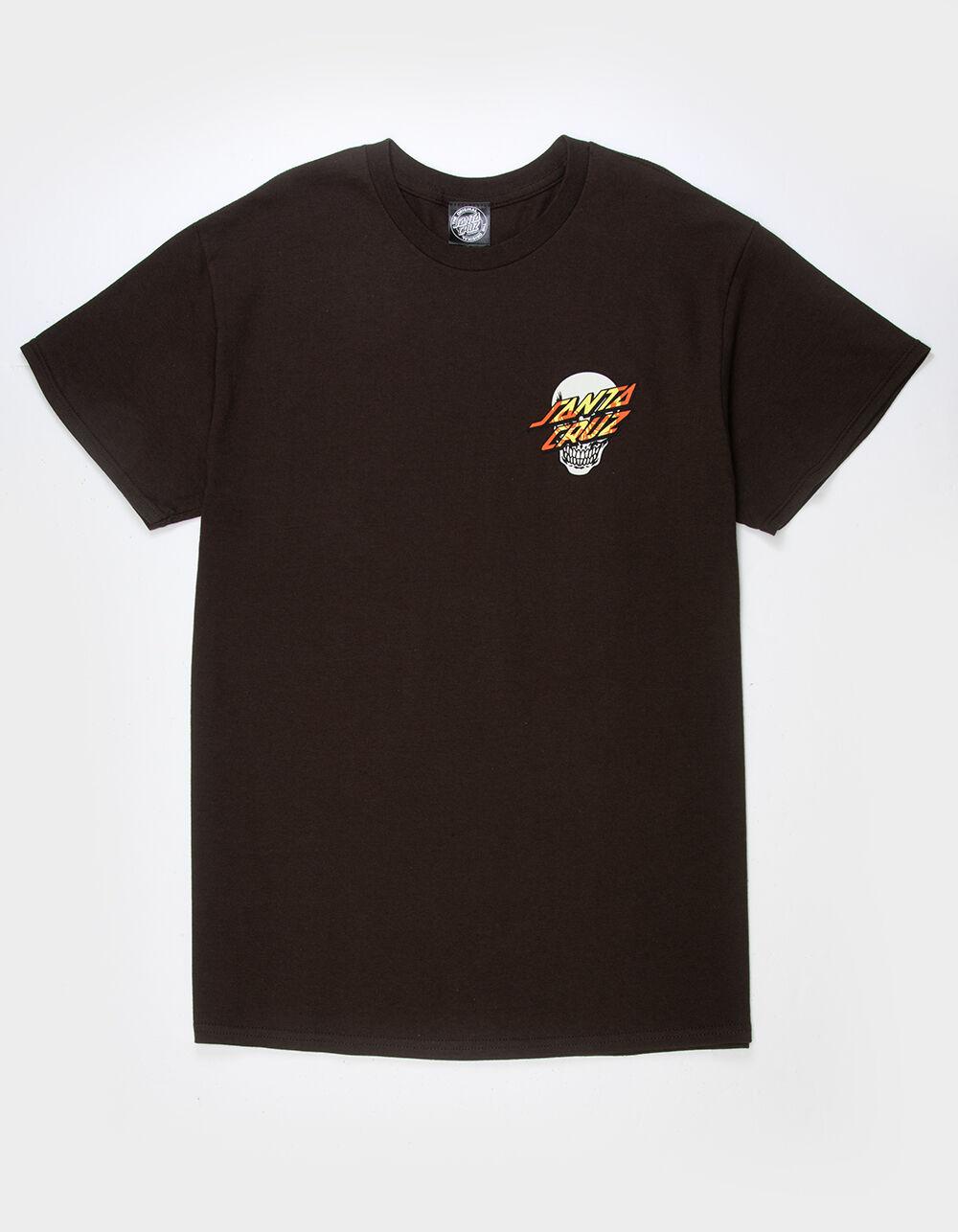 SANTA CRUZ Dressen Rose Three Mens Tee - BROWN Product Image