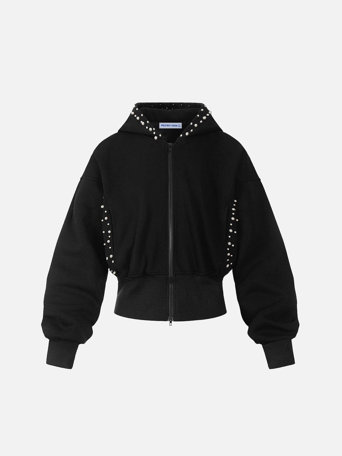 Aelfric Eden Pearl  Boxy Zip Up Hoodie Female Product Image