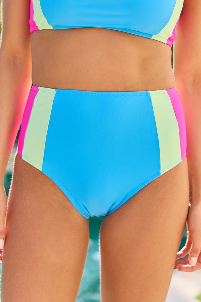 Rock The Boat Multi Colorblock Bikini Bottom Product Image