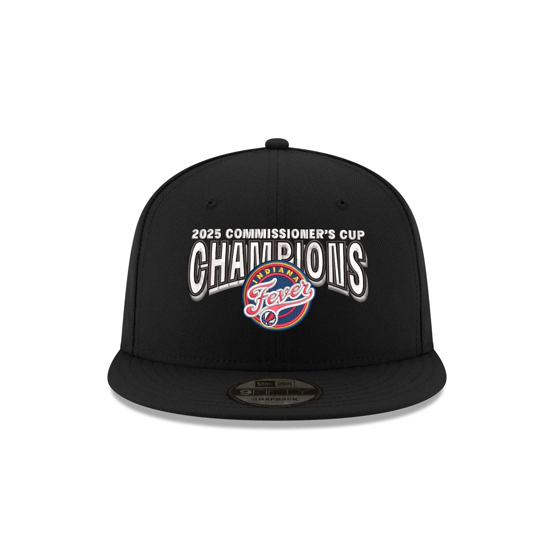 Indiana Fever 2025 WNBA Commissioner's Cup Champions 9FIFTY Snapback Hat Male Product Image
