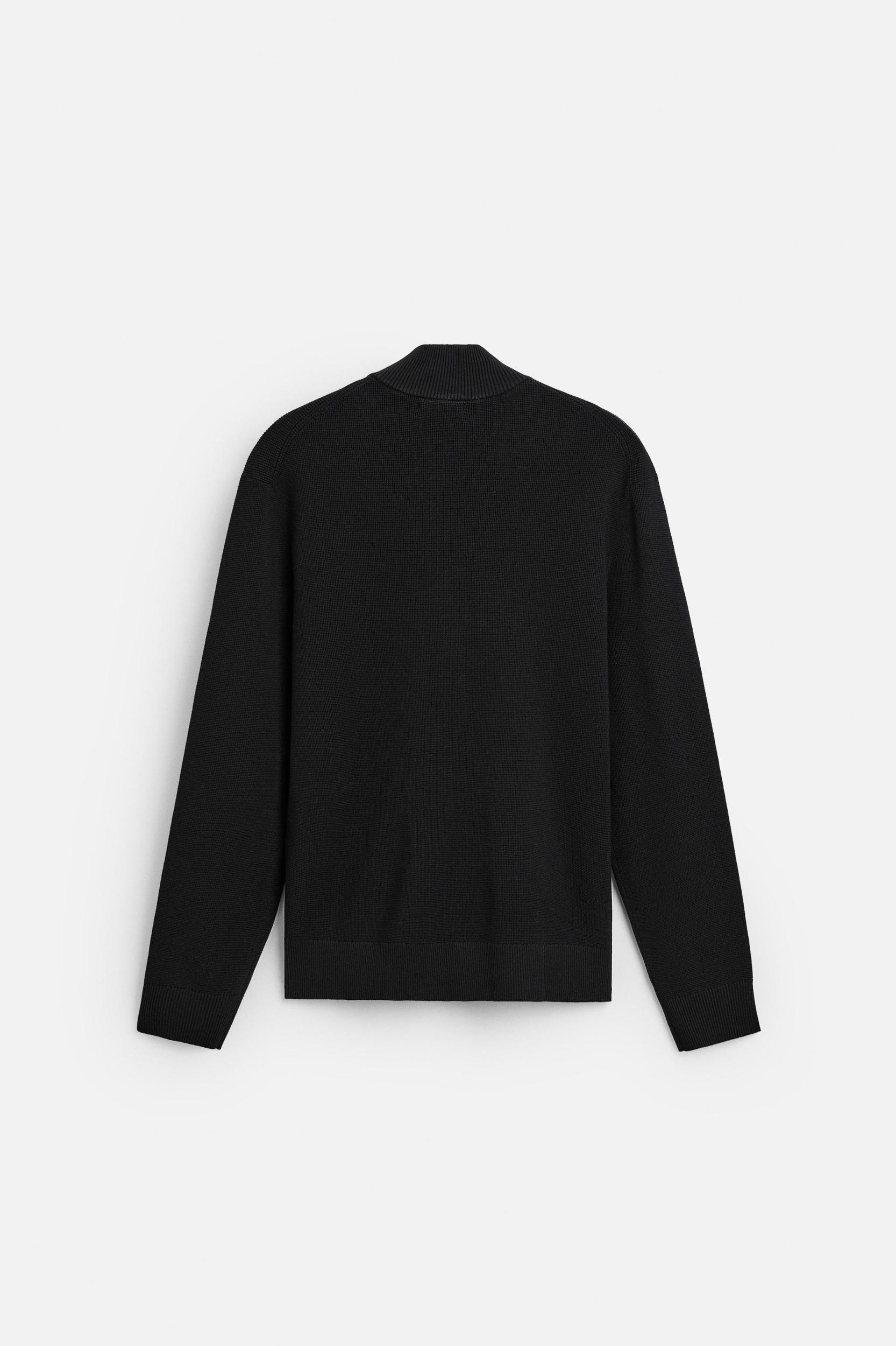 ZIP COLLAR SWEATER Product Image