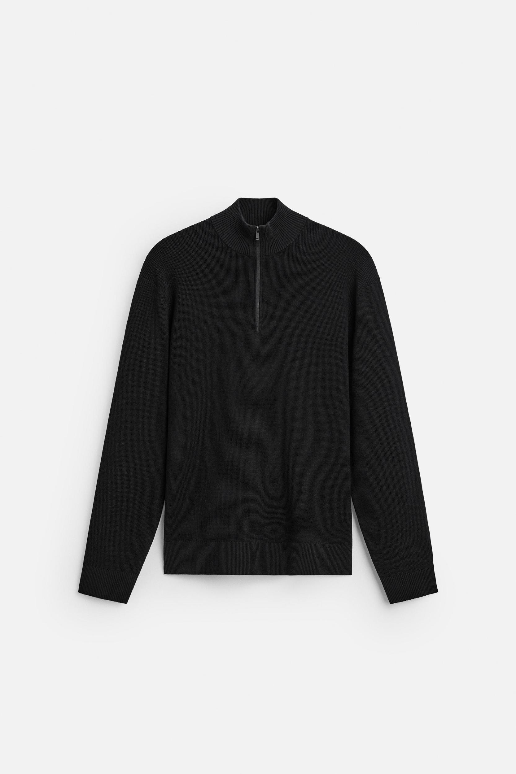 ZIP COLLAR SWEATER Product Image