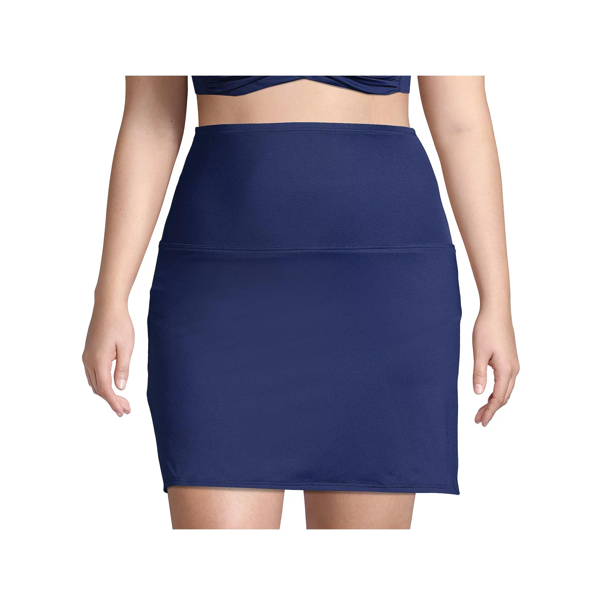 Women's Lands' End Tummy Control Ultra High-Waist Swim Skirt,  Product Image