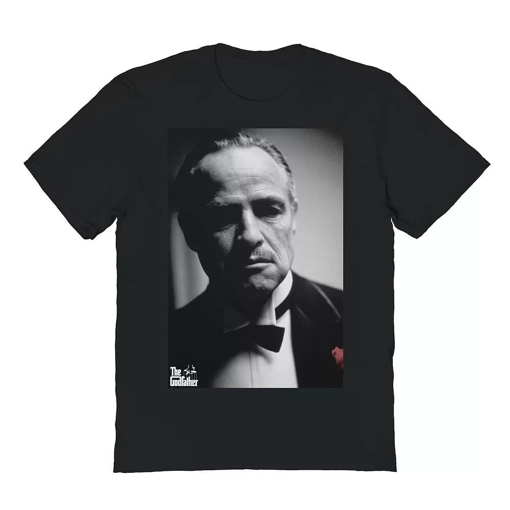 Men's The Godfather Close Up Don Graphic Tee, Size: XXL, Black Product Image