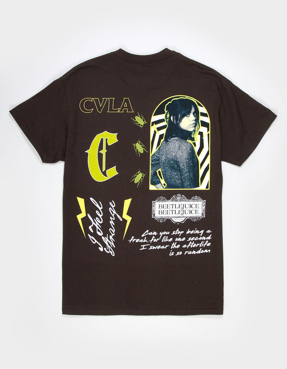 CVLA x Beetlejuice Astrid Mens Tee - BROWN Product Image