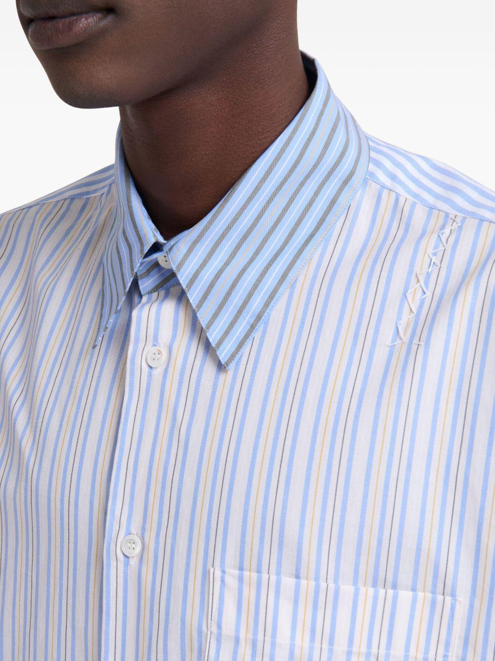 striped button-up shirt Product Image