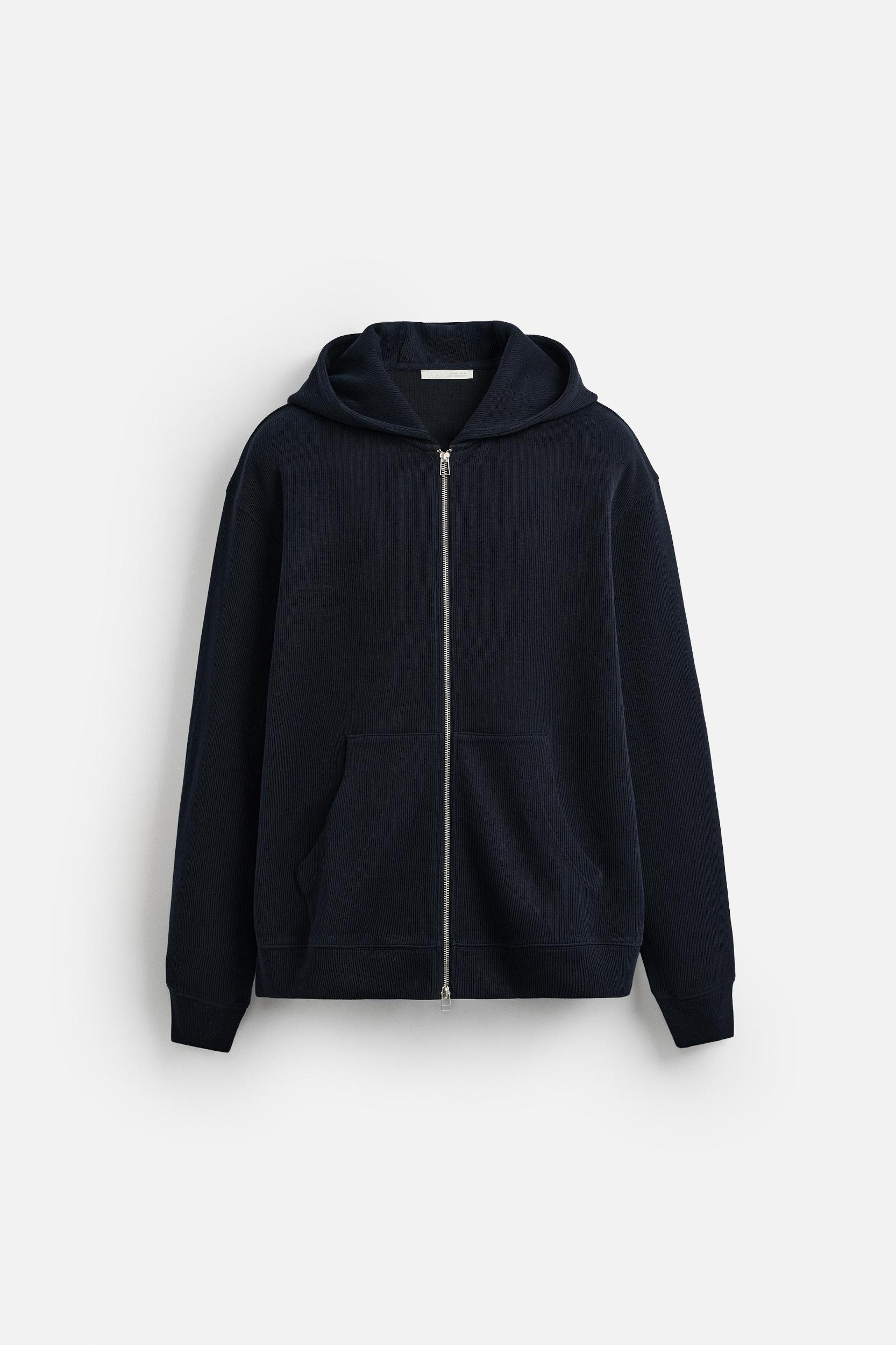 HOODED SWEATSHIRT WITH ZIP Product Image