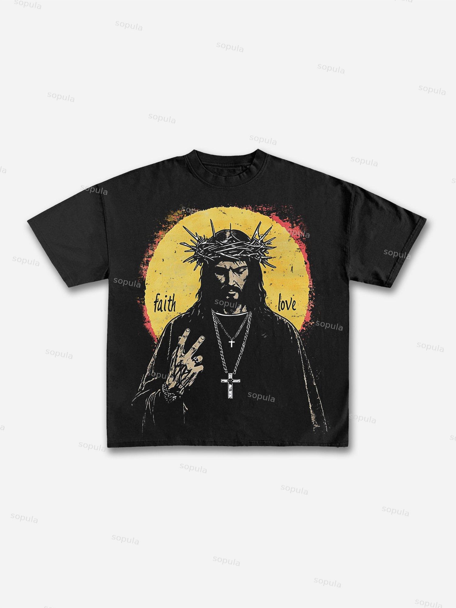 Holy Streetwear Glory Reimagined Cotton T-shirt Product Image