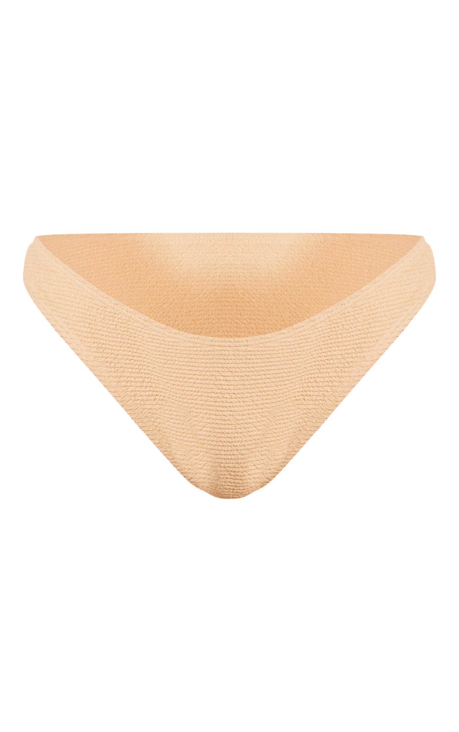 Cream Mini Crinkle Tanga Bikini Bottoms Product Image