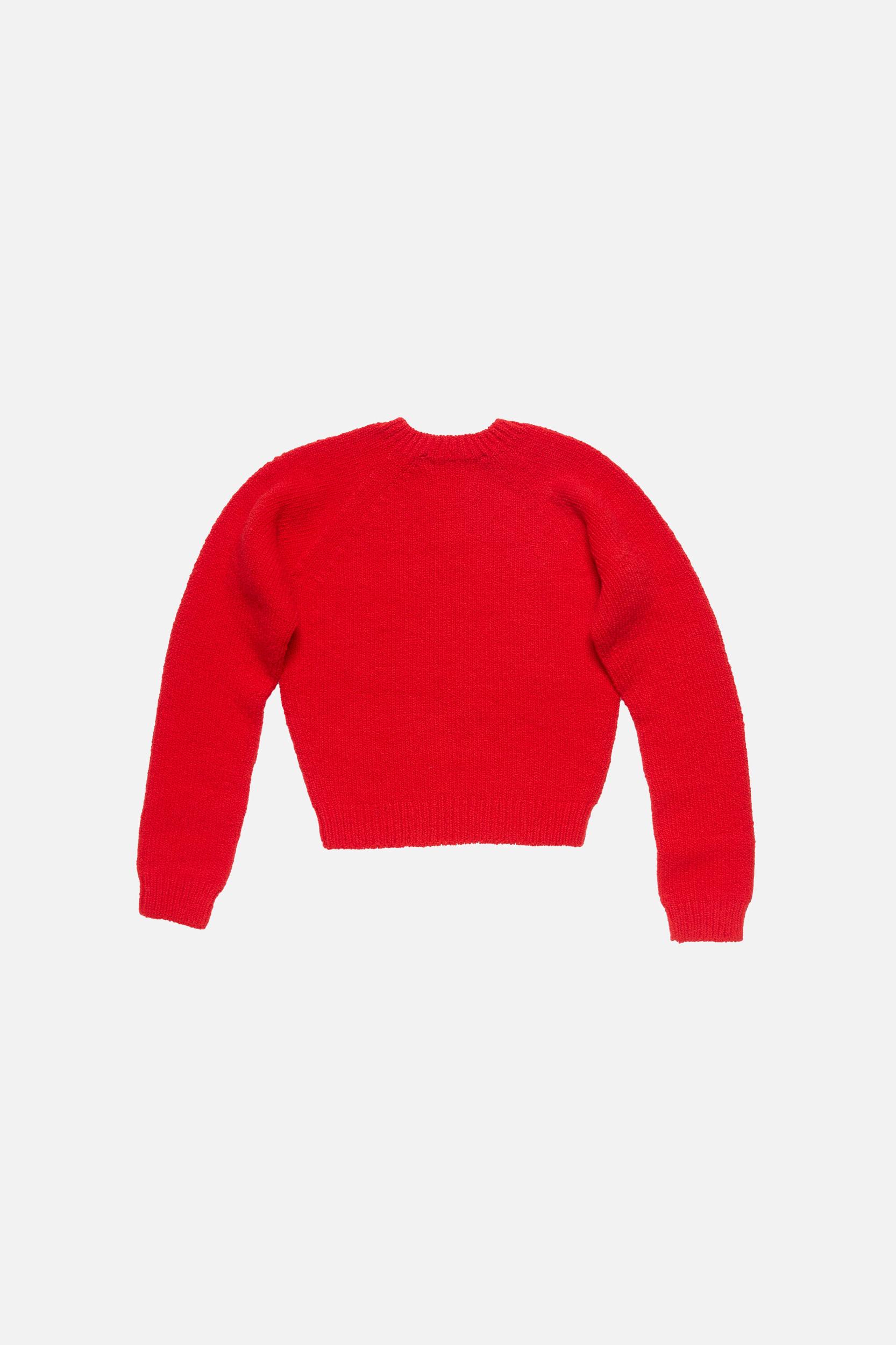 Cropped crewneck sweater Product Image