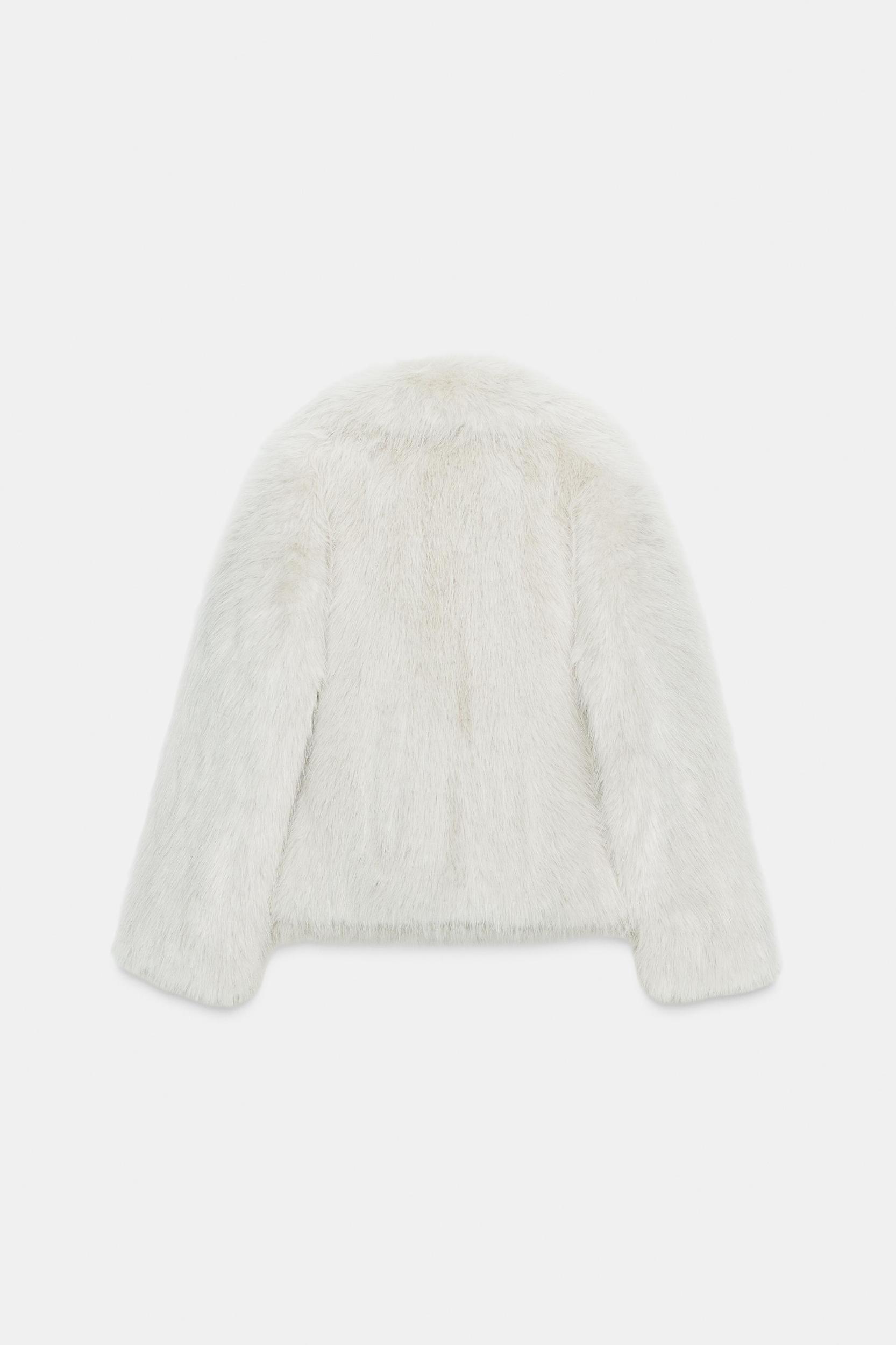 ZW COLLECTION SHORT FAUX FUR COAT Product Image