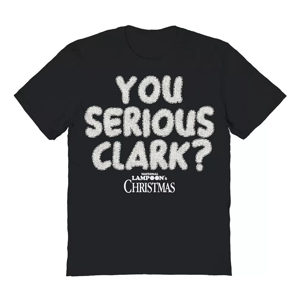 Men's You Serious Clark Text National Lampoon's Christmas Vacation Graphic Tee, Adult Unisex,  Product Image