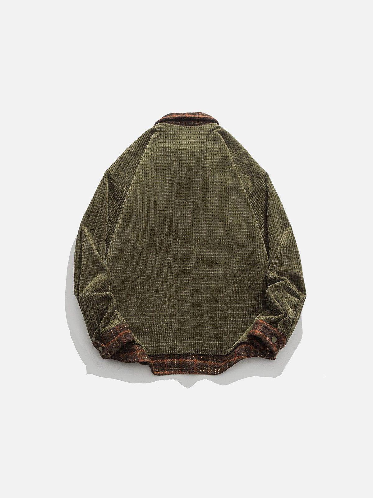 Aelfric Eden Corduroy Plaid Jacket Product Image