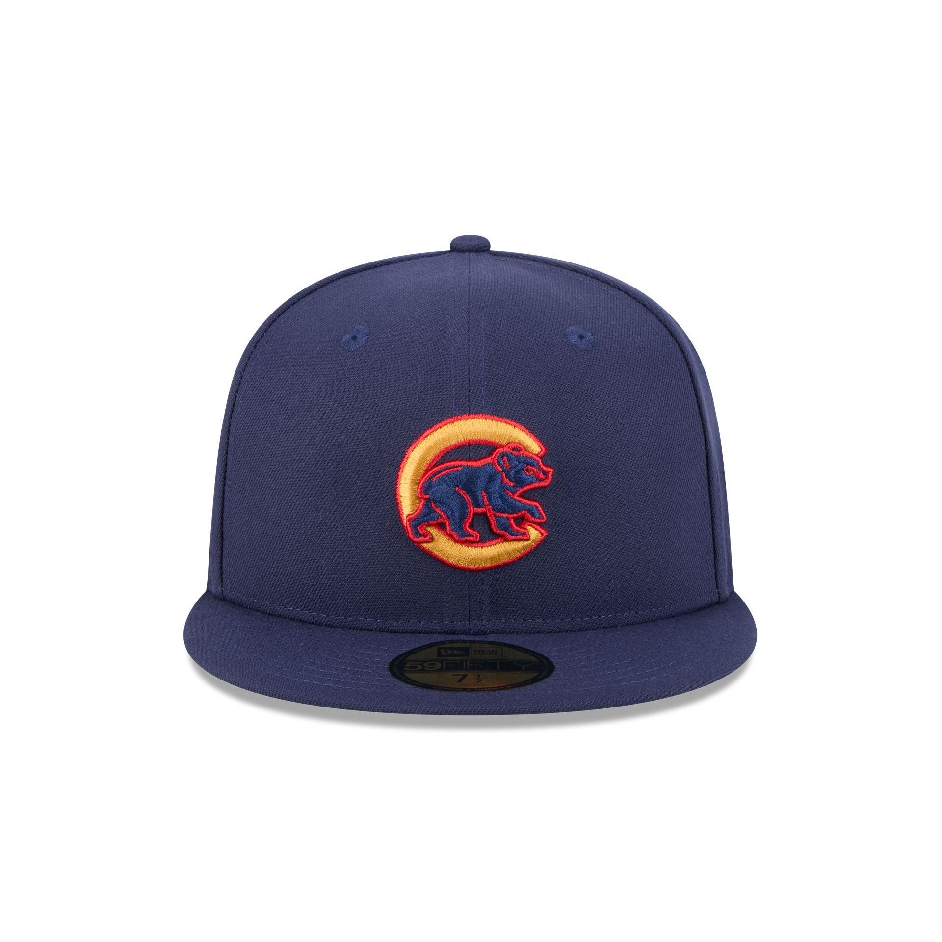 Chicago Cubs Blue Tartan 59FIFTY Fitted Hat Male Product Image