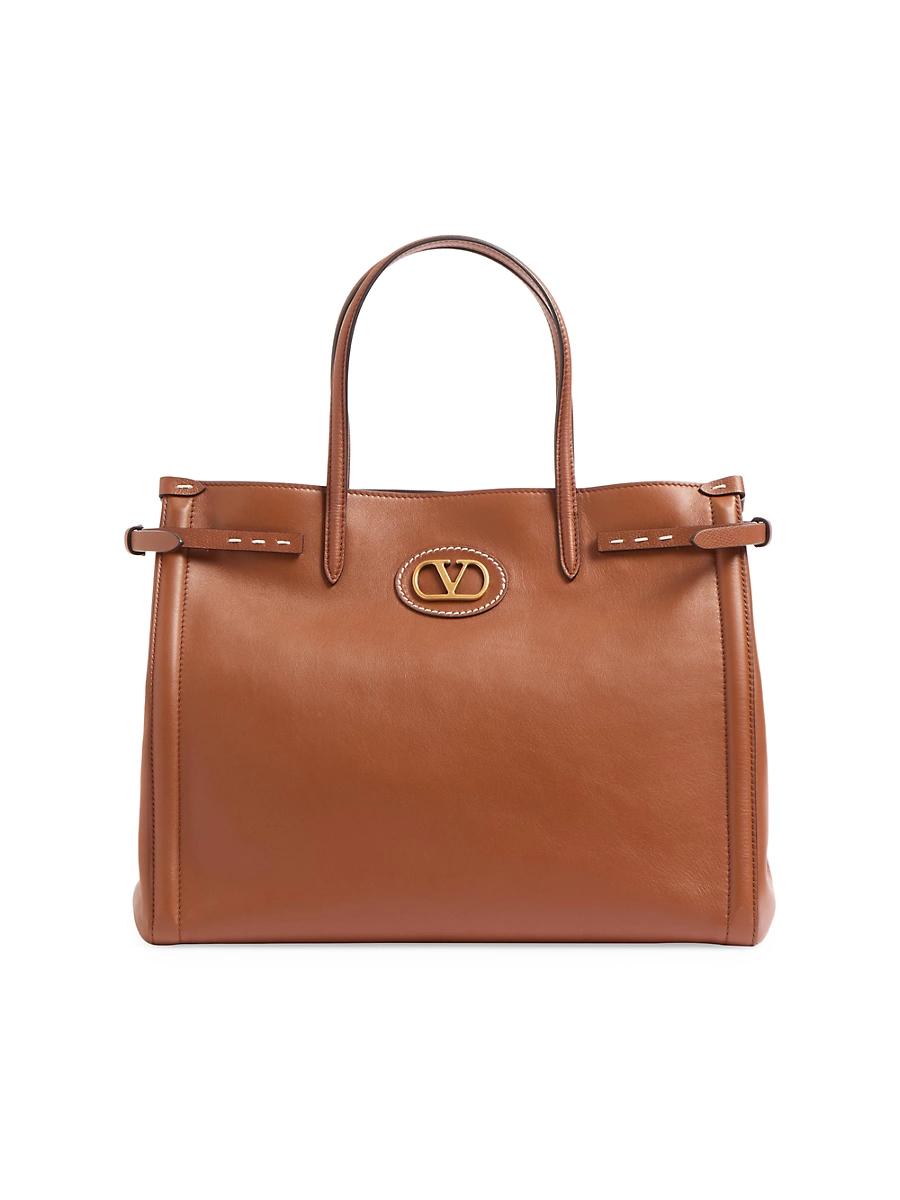 Womens Antibes Medium Calfskin Shopping Bag Product Image