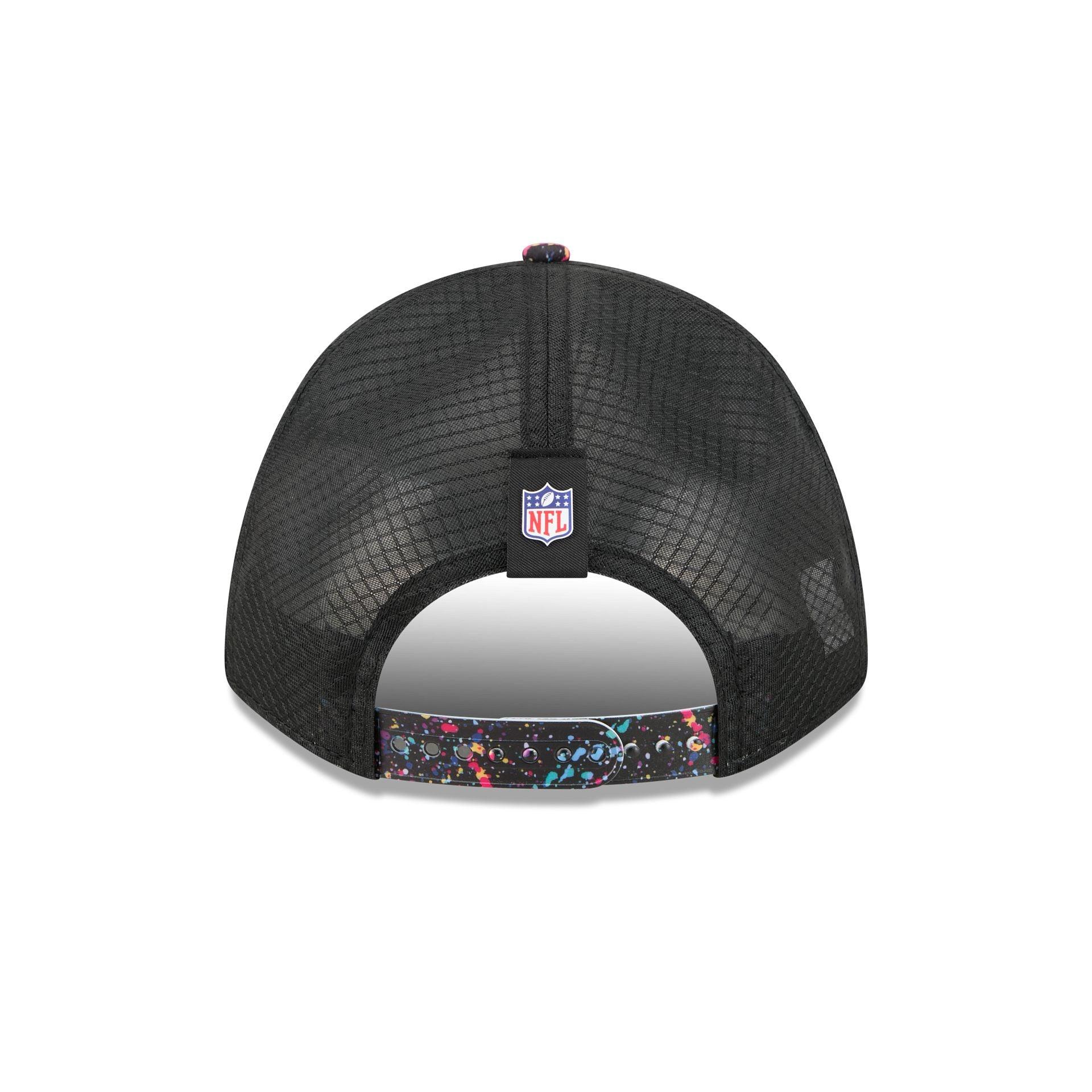 Carolina Panthers 2025 Crucial Catch 9FORTY M-Crown A-Frame Trucker Hat Male Product Image