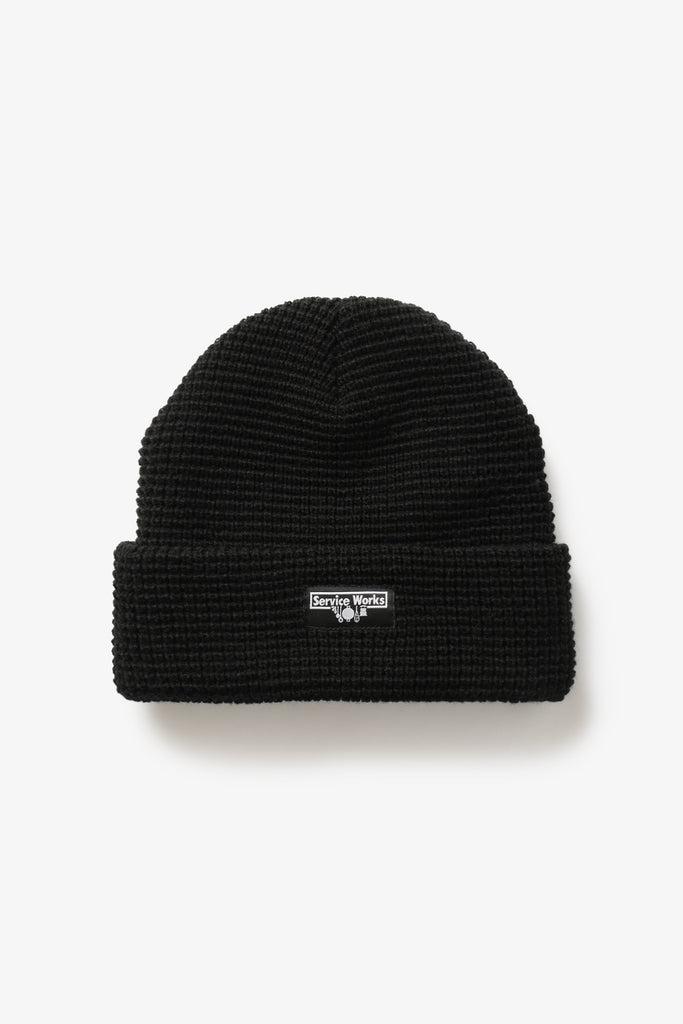 Waffle Logo Beanie - Black Product Image