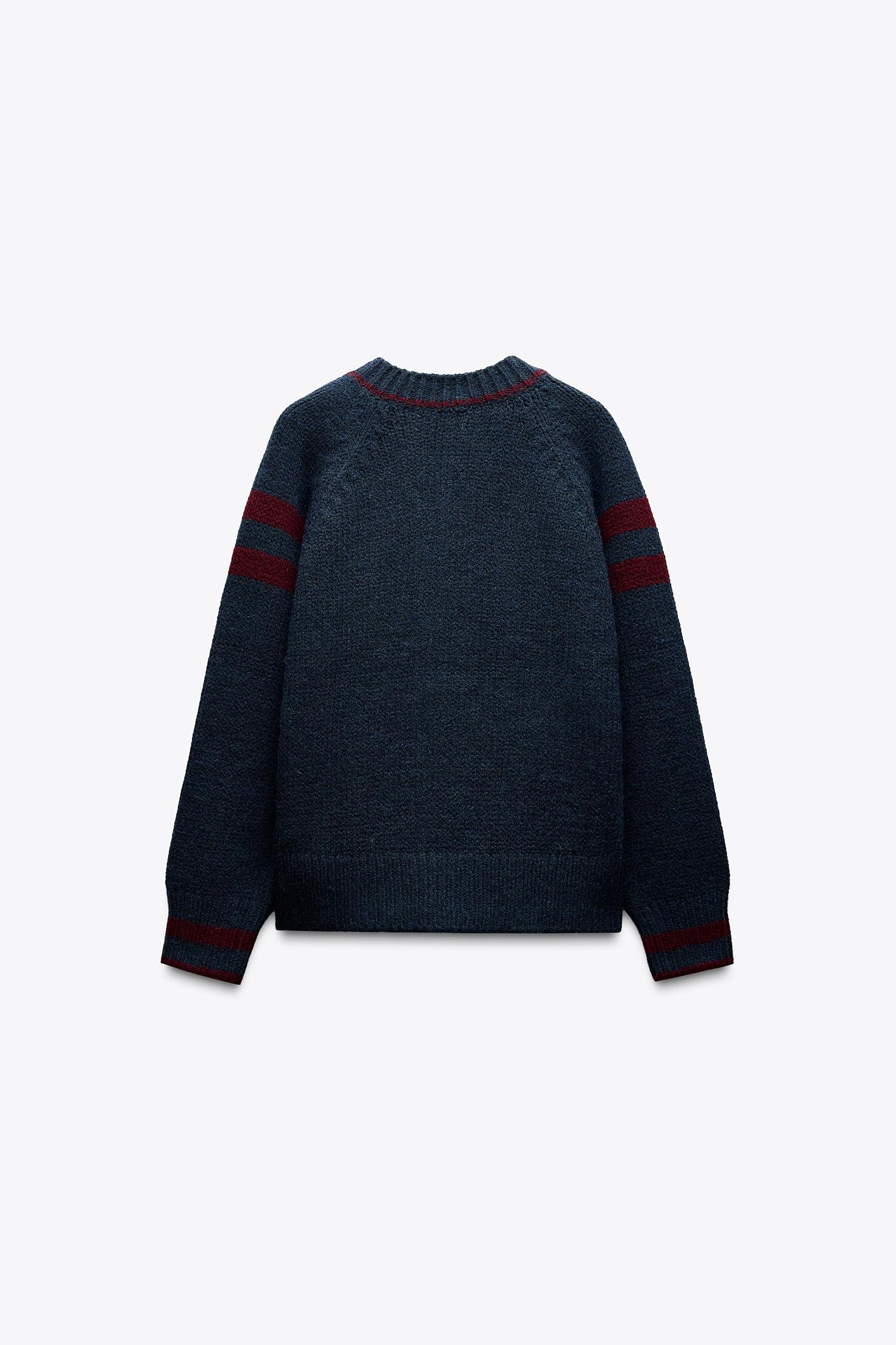 COMBINATION KNIT CARDIGAN Product Image