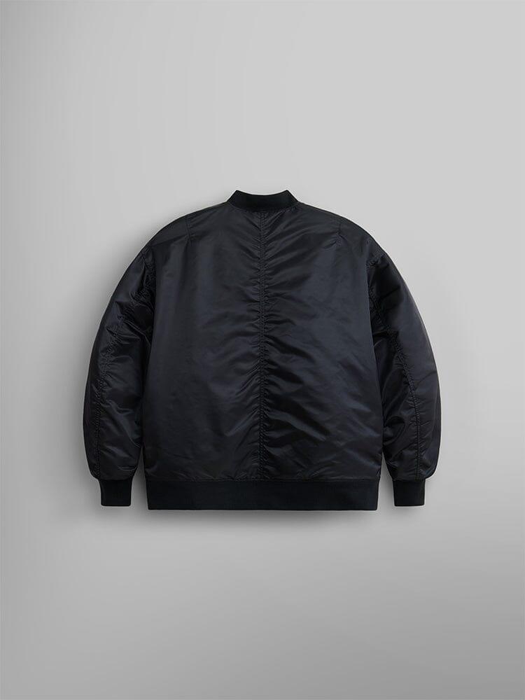 WOMEN'S OVERSIZED MA-1 MOD BOMBER JACKET - BLACK / L Product Image