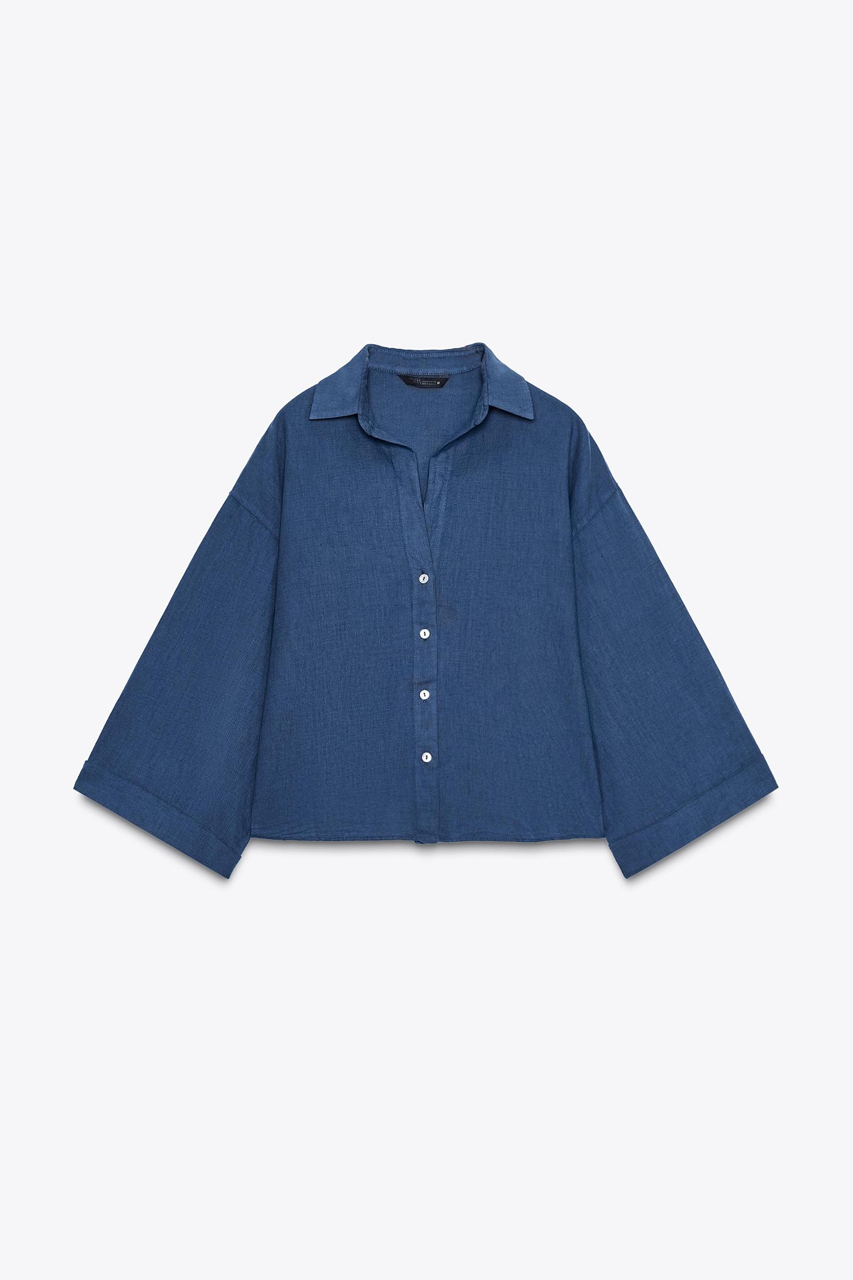 ZW COLLECTION LINEN SHIRT Product Image