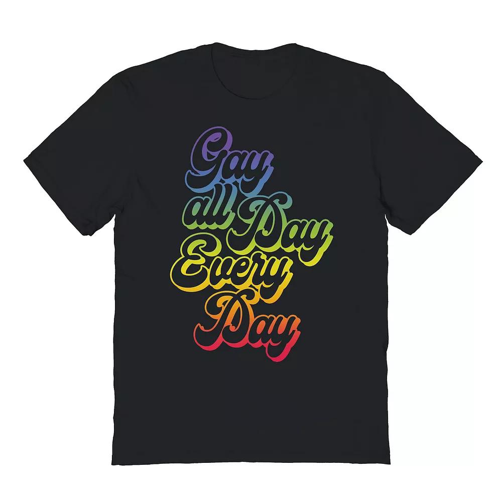 Men's COLAB89 Gay All Day ARTFINI1 Pride Graphic Tee, Adult Unisex,  Product Image