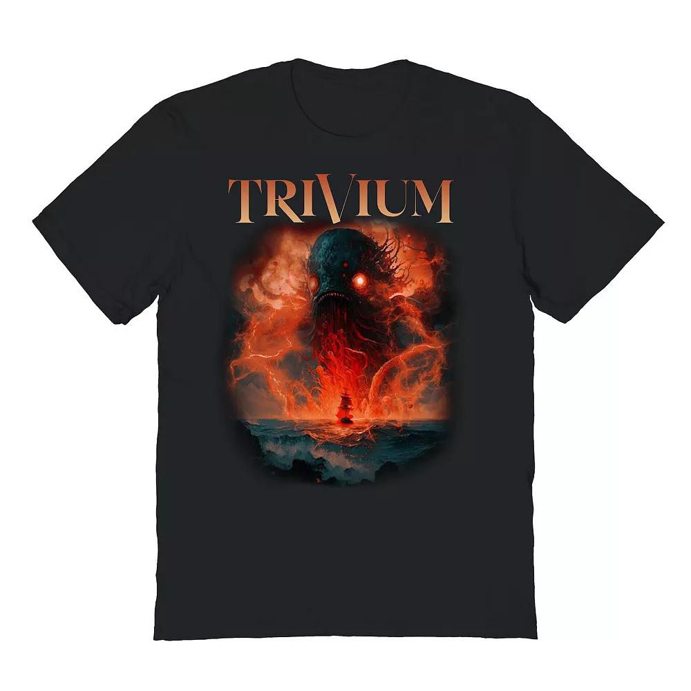 Men's Sea Monster Trivium Graphic Tee, Size: Large, Black Product Image