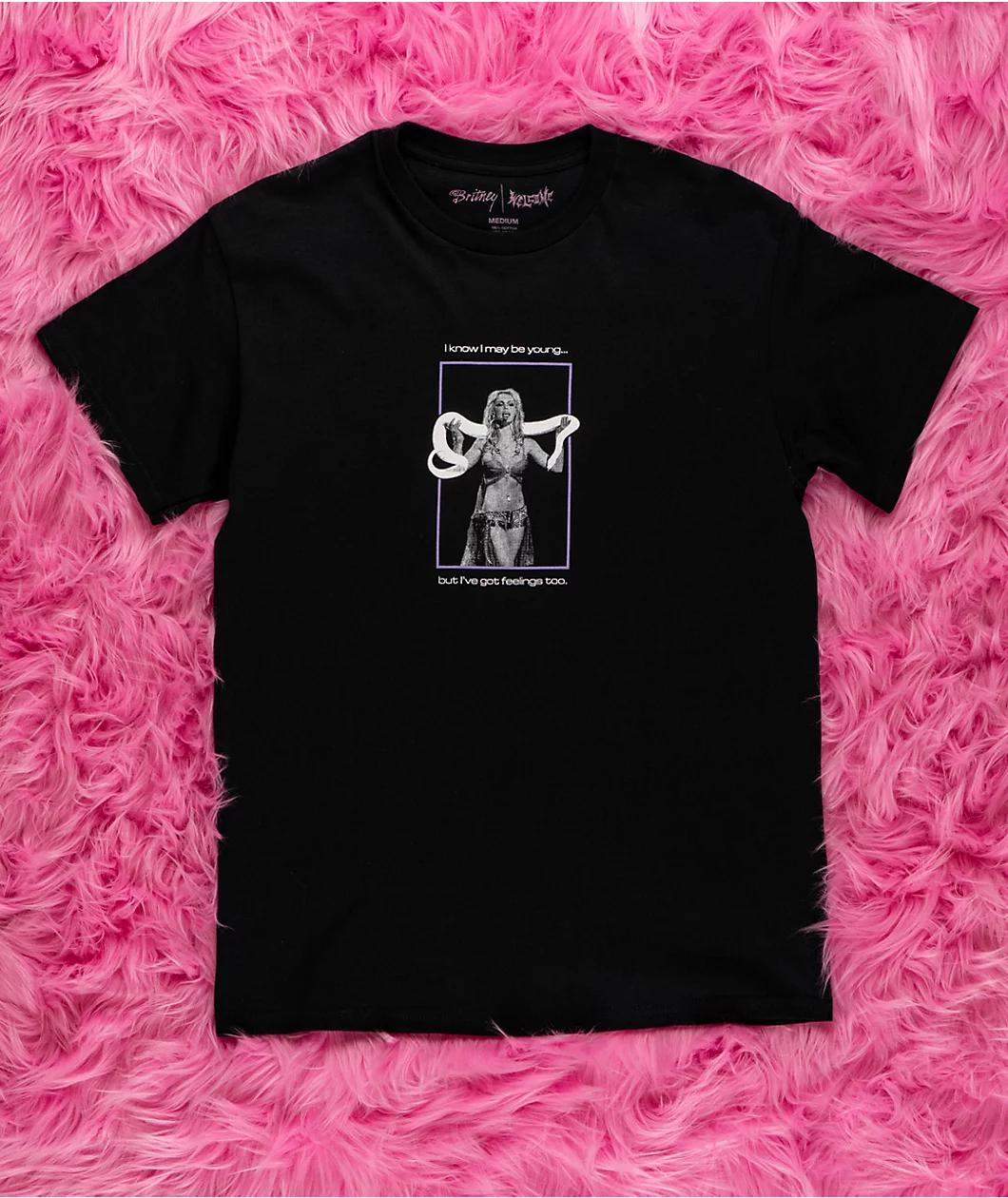 Welcome x Britney Spears Princess Black T-Shirt Product Image