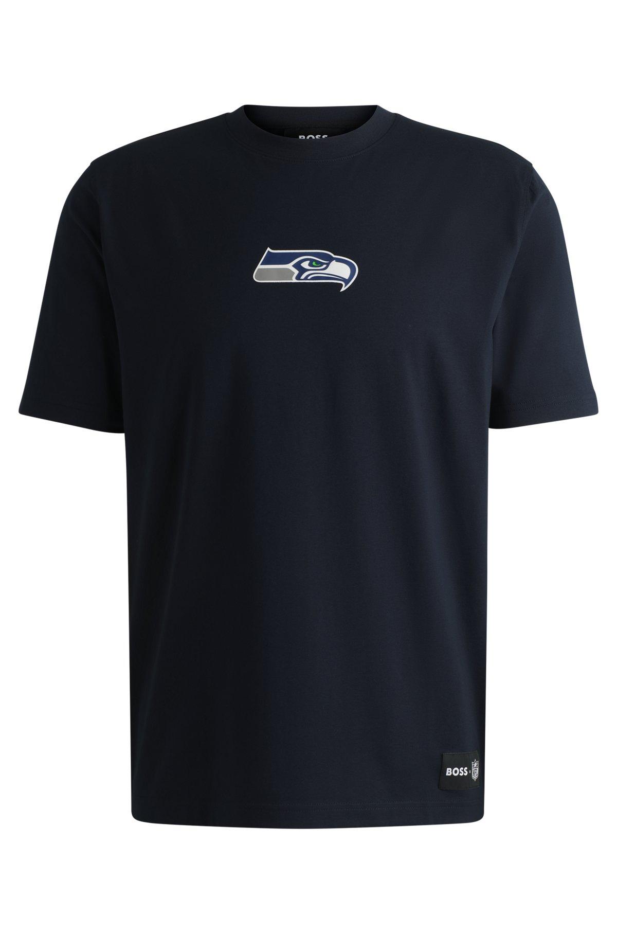 BOSS x NFL stretch-cotton T-shirt with special branding Product Image